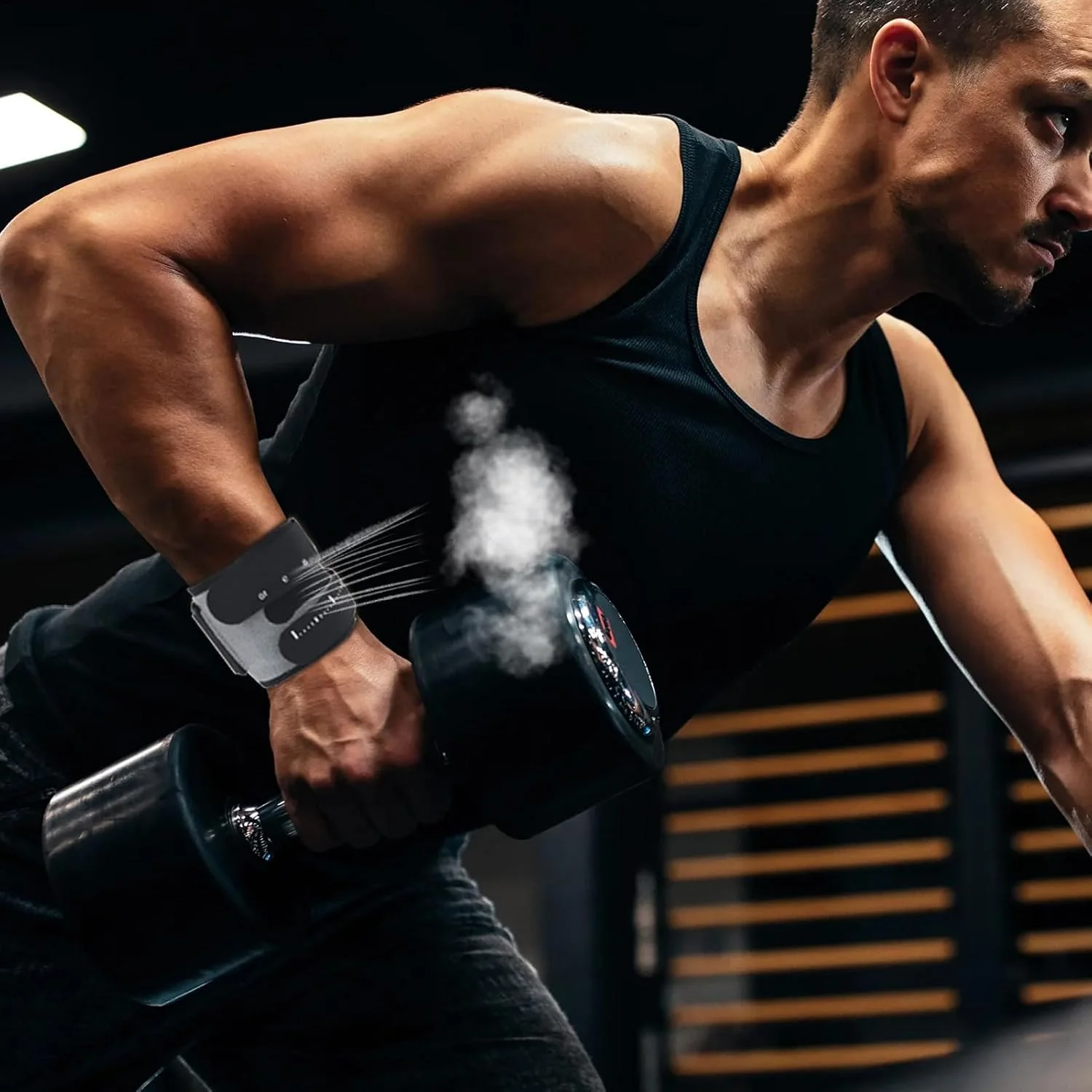 مچ بند - بندهای قابل تنظیم برای حمایت از مچ در وزنه برداری برای مردان - لوازم جانبی مچ بند ورزشی برای باشگاه، خانه، دفتر کار، سفر، کار روزانه، اسکات، بدنسازی و پرس سینه