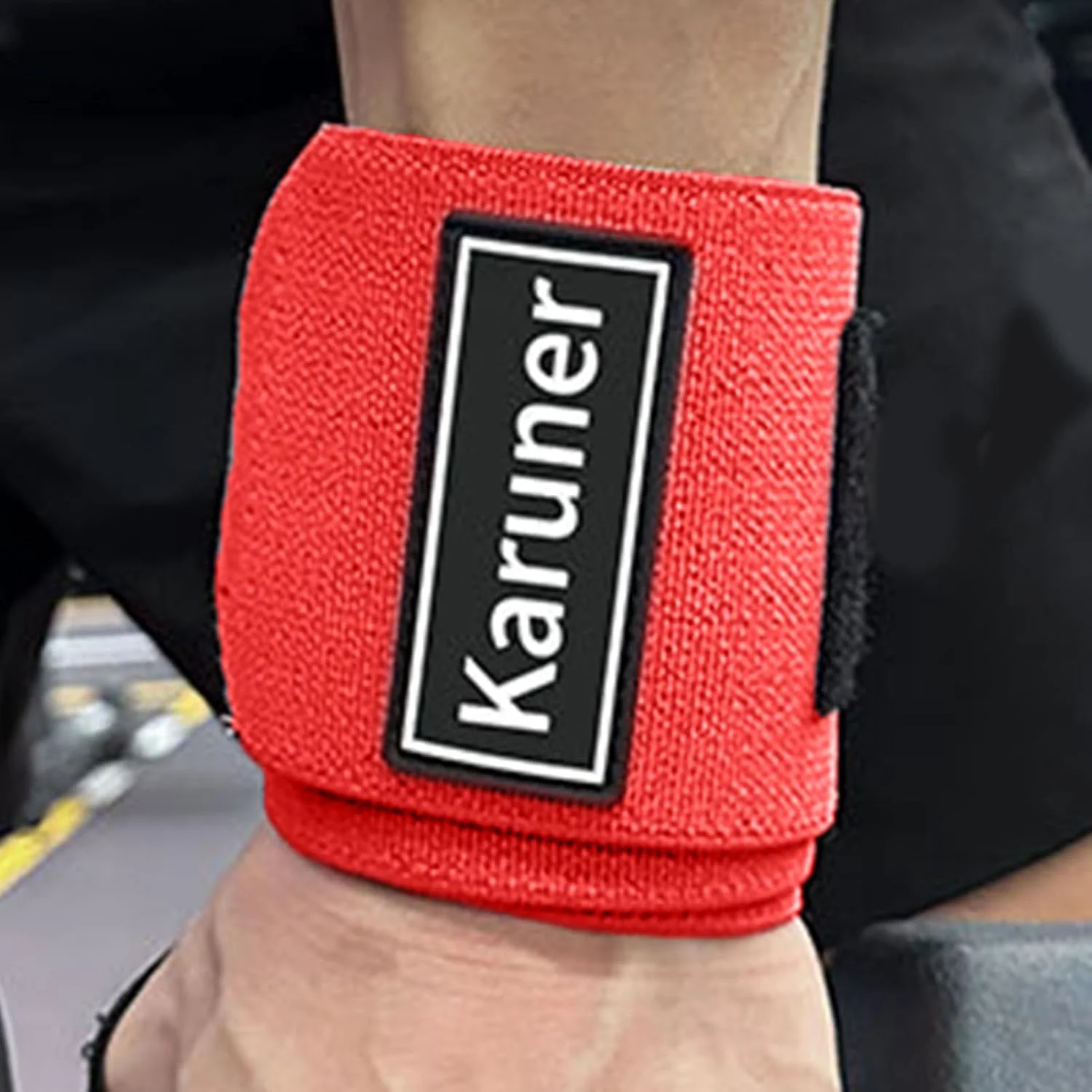 مچ بند ورزشی، بند مچ بند ورزشی تناسب اندام - مچ بند تناسب اندام با مواد متراکم برای بسکتبال، تنیس، وزنه برداری در باشگاه، تمرینات قدرتی