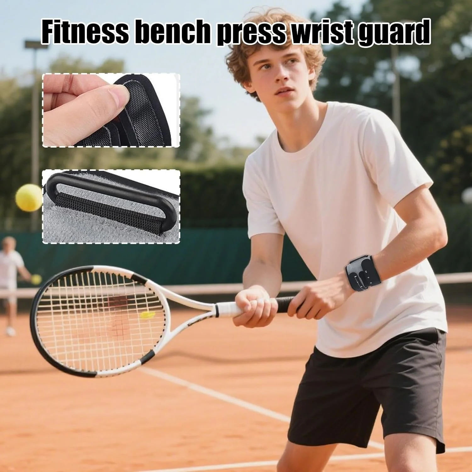 بند مچ ورزشی، مچ بند فشاری برای تمرینات بدنسازی - لوازم جانبی مچ بند ورزشی برای باشگاه، خانه، سفر کاری، استفاده روزانه، اسکات، بدنسازی و پرس سینه