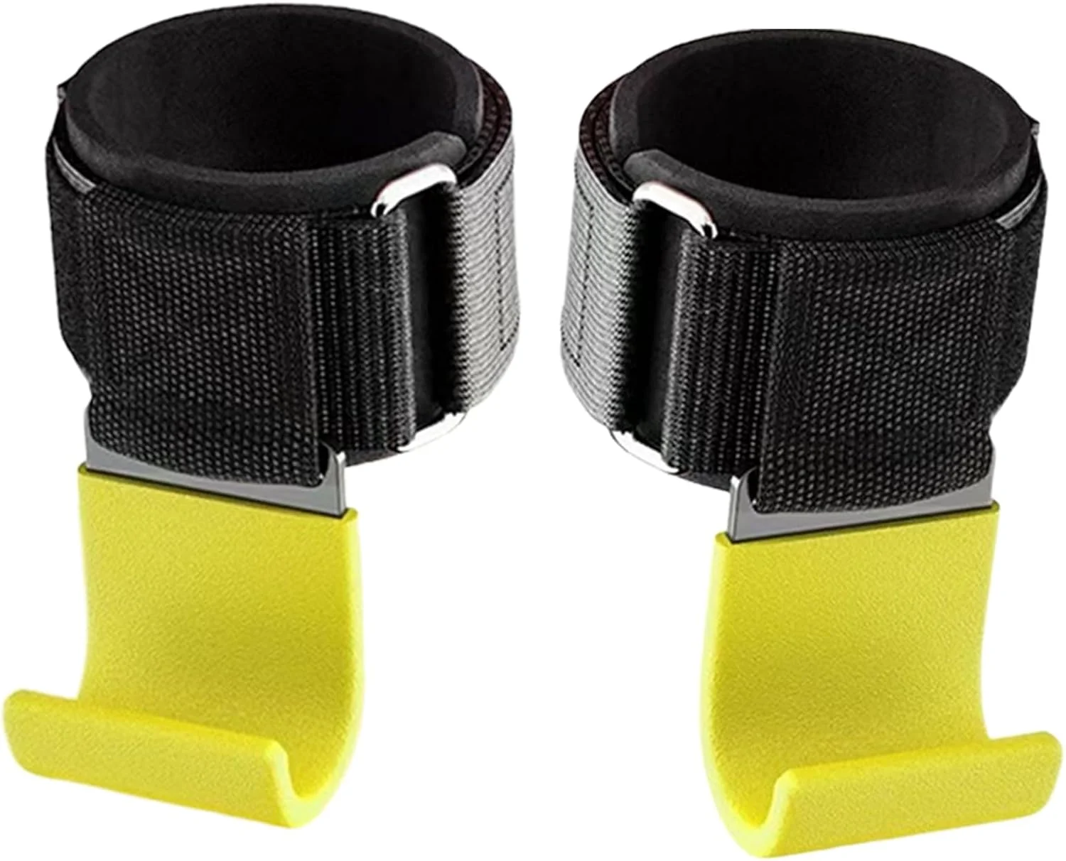 مچ بند وزنه برداری - قلاب لیفت دستگیره - مچ بند ارگونومیک با پد برای تمرین، خانه، تمرینات قدرتی، باشگاه