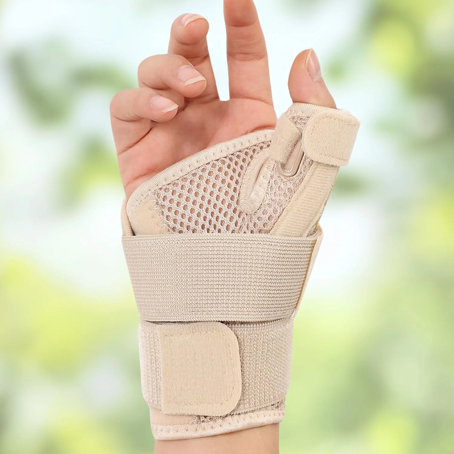 مچ بند برای تمرینات ورزشی - آتل محافظ مچ دست - مچ بند ضد لغزش با پشتیبانی از شست برای تمرینات وزنه برداری، گلف، تنیس، صخره نوردی