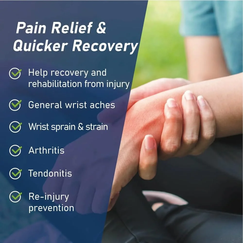 مچ بند طبی Wannent، مچ بند تونل کارپال، مچ بند ورزشی، مچ بند حمایتی برای تاندونیت و رگ به رگ شدن (M-مشکی)