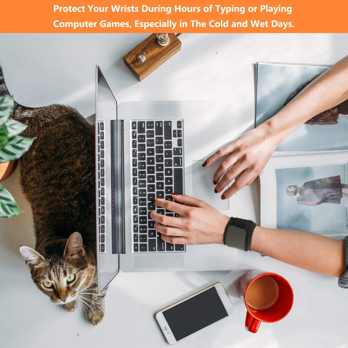 مچ بند 2 عددی، مچ بند برای تونل کارپال برای زنان و مردان، بند مچ برای وزنه برداری، تمرین و تسکین درد. انعطاف پذیر، بسیار الاستیک، قابل تنظیم، راحت و چند منظوره