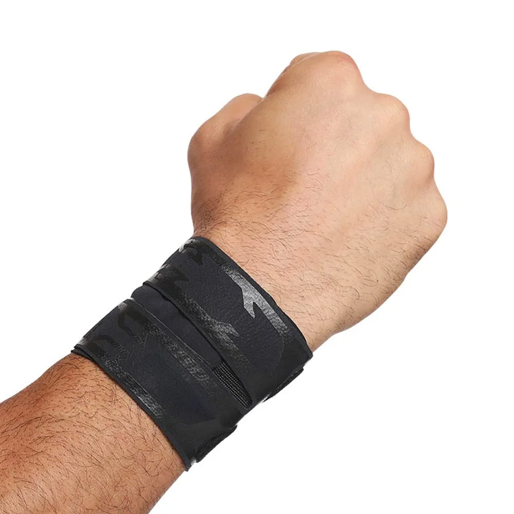 مچ بند ورزشی فشاری TYCA، نازک، قابل تنفس، قابل تنظیم، محافظ مچ دست برای بسکتبال، بدمینتون، تنیس، مناسب برای آقایان و بانوان (مشکی)