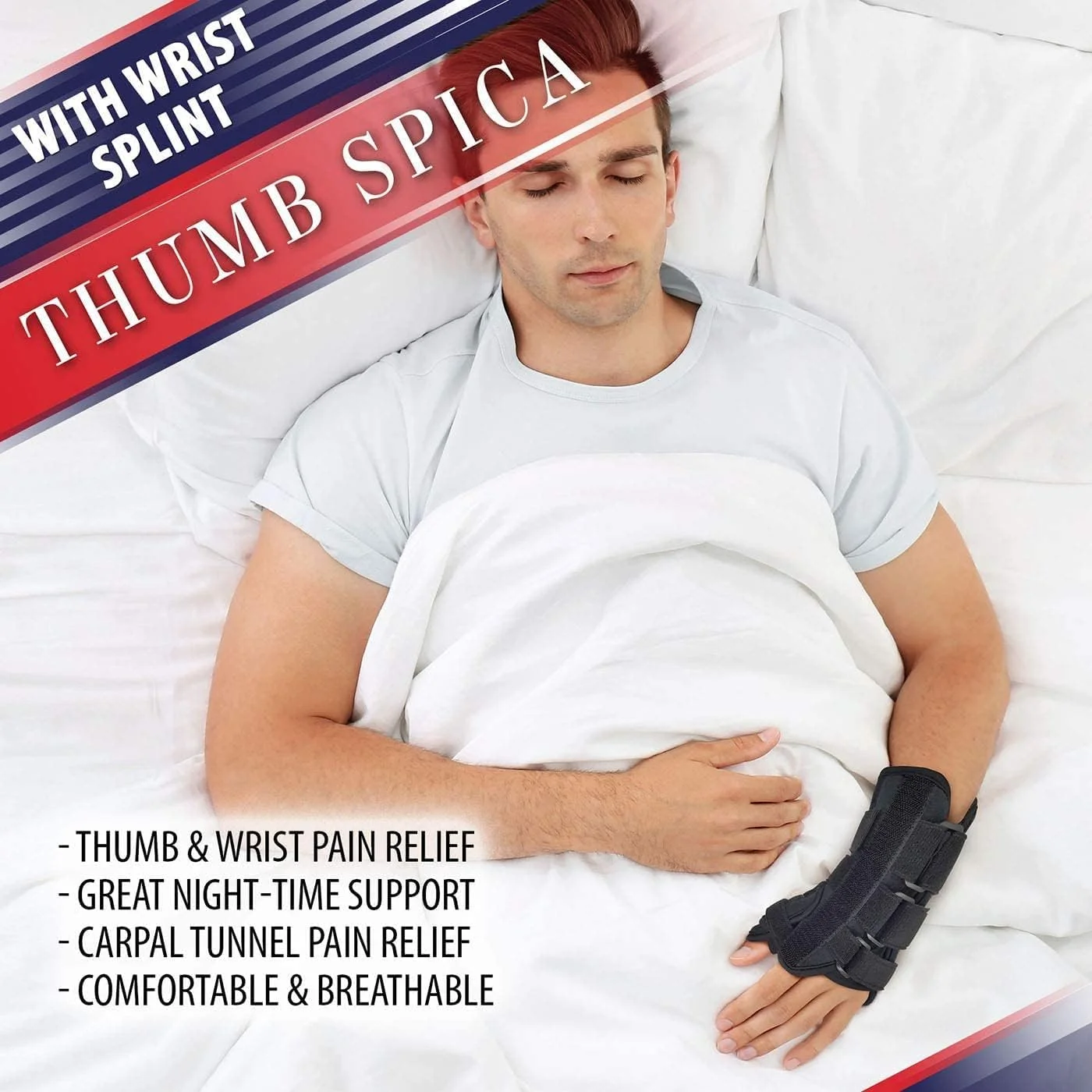 مچ بند طبی TYCA با آتل انگشت شست، مچ بند با پشتیبانی از انگشت شست برای آرتروز، رگ به رگ شدن، درد تونل کارپال، تاندونیت (متوسط، دست راست) مچ بند طبی TYCA با آتل انگشت شست، مچ بند با پشتیبانی از انگشت شست برای آرتروز، رگ به رگ شدن، درد تونل کارپال، تاندونیت (متوسط، دست راست)