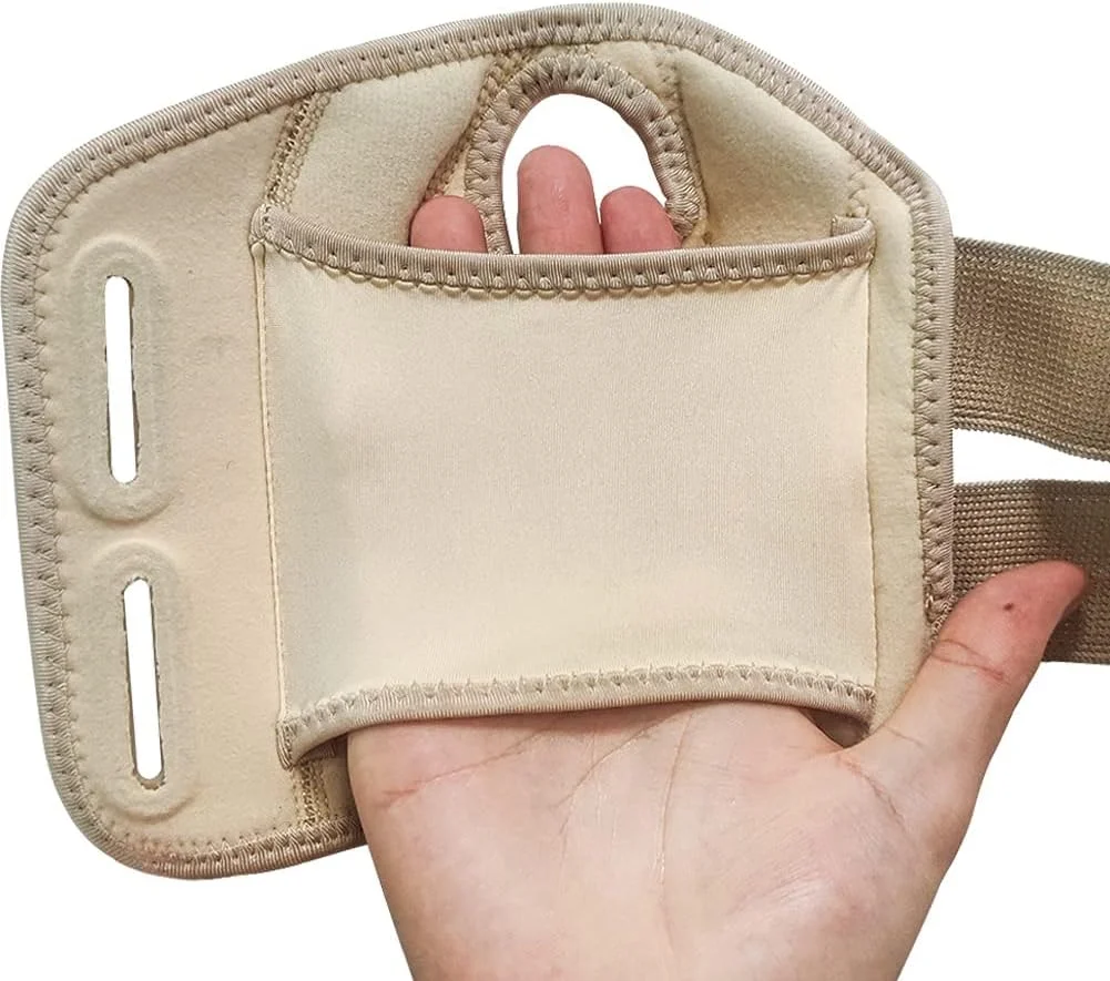 مچ بند طبی تونل کارپال TYCA، مچ بند قابل تنظیم برای مردان و زنان، مچ بند آتل دار برای تسکین ناراحتی، تاندونیت، آسیب های ورزشی (کوچک/متوسط (بسته 1 عددی)، دست راست-بژ)