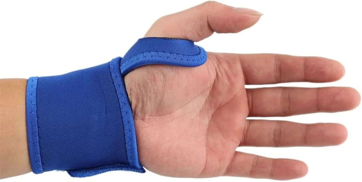 مچ بند تیاندی اف وای با آتل و مهار مچ - مچ بند انگشت شست برای تسکین تونل کارپال (هورتل)