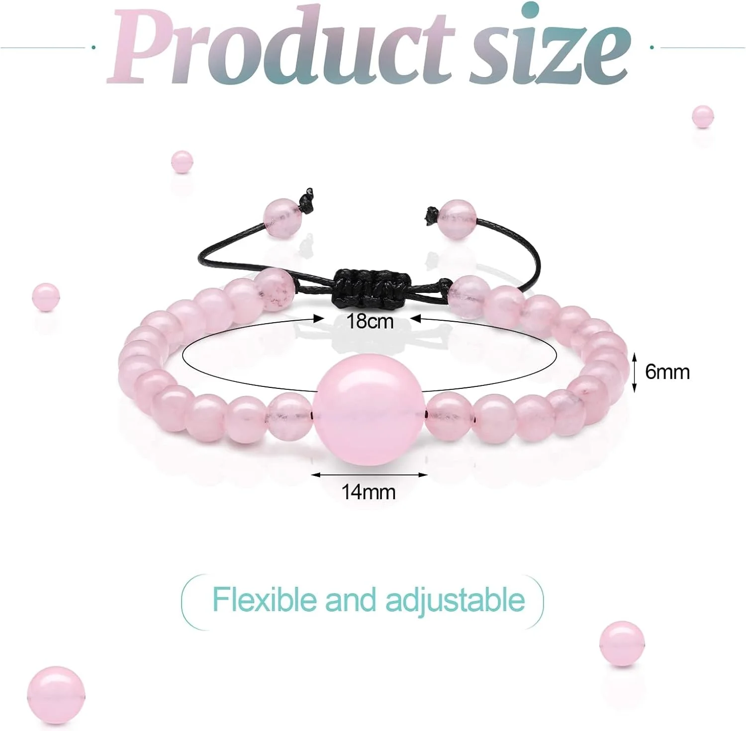 دستبندهای ضد تهوع TERRIFI - 6 عدد مچ بند ضد تهوع قابل تنظیم، باندهای تسکین دهنده بیماری دریا - ایده آل برای مسافرت، تهوع صبحگاهی، ماشین گرفتگی