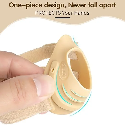 مچ بند انگشت شست دست راست تزویق مدل CMC، بژ 21 سانتی متر، آتل راحت و ارتقا یافته برای تسکین درد و حمایت، استئوآرتریت، تاندونیت، آرتریت، مناسب برای زنان و مردان