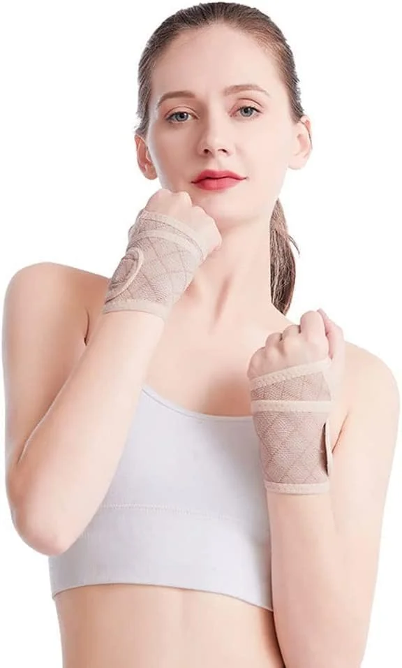 مچ بند طبی سیوسی، مناسب برای تونل کارپال، مچ بند، ساپورت دست، مچ بند قابل تنظیم برای آرتروز و تاندونیت، تسکین درد مفاصل، 1 جفت