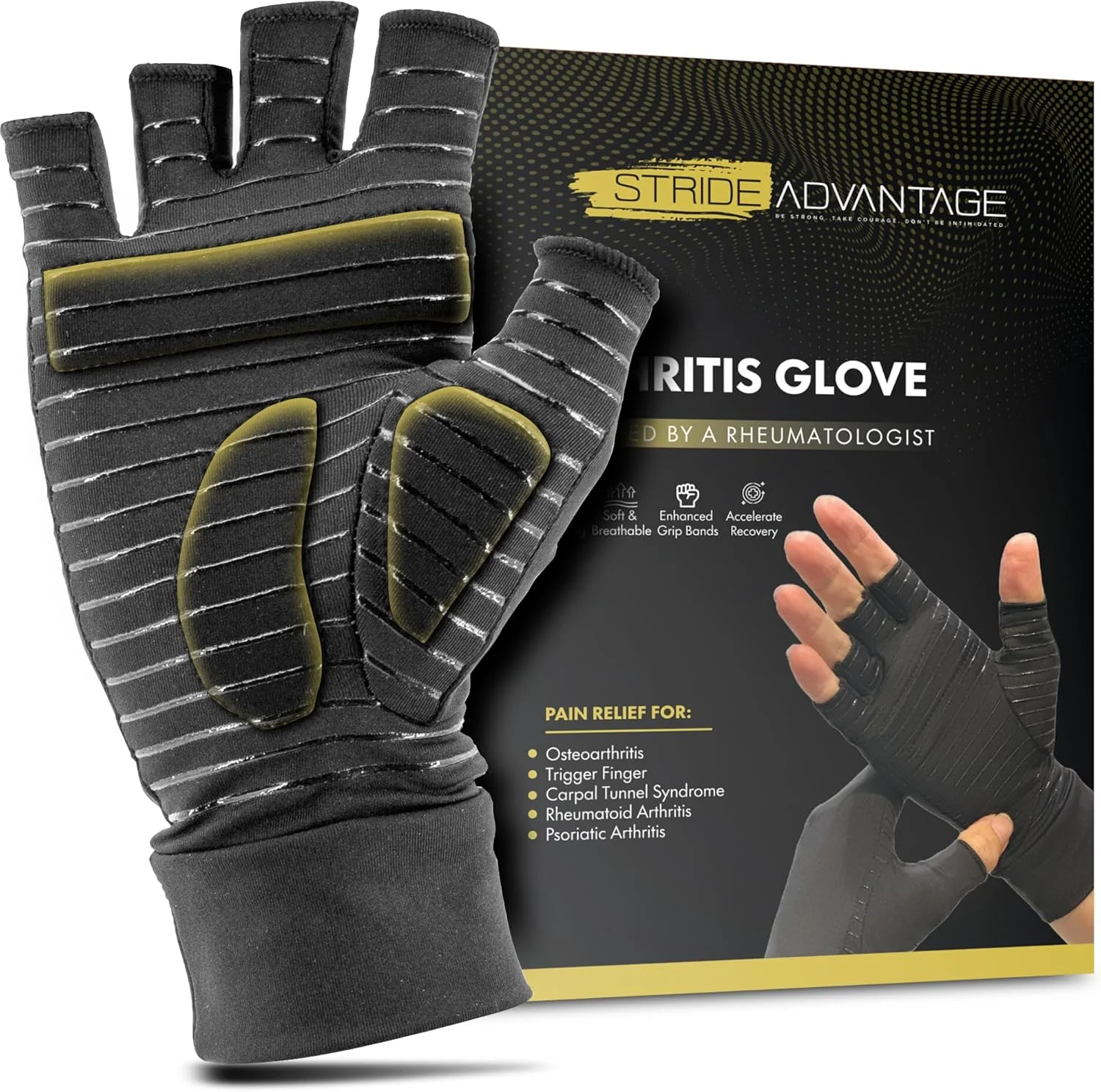 دستکش های آرتروز فشاری مسی پد دار | دستکش بدون انگشت انگشت ماشه ای روماتوئید پسوریاتیک تونل کارپال تسکین درد پشتیبانی دست مچ بند برای مردان و زنان | تایپ قلاب بافی لحاف تمیز کردن