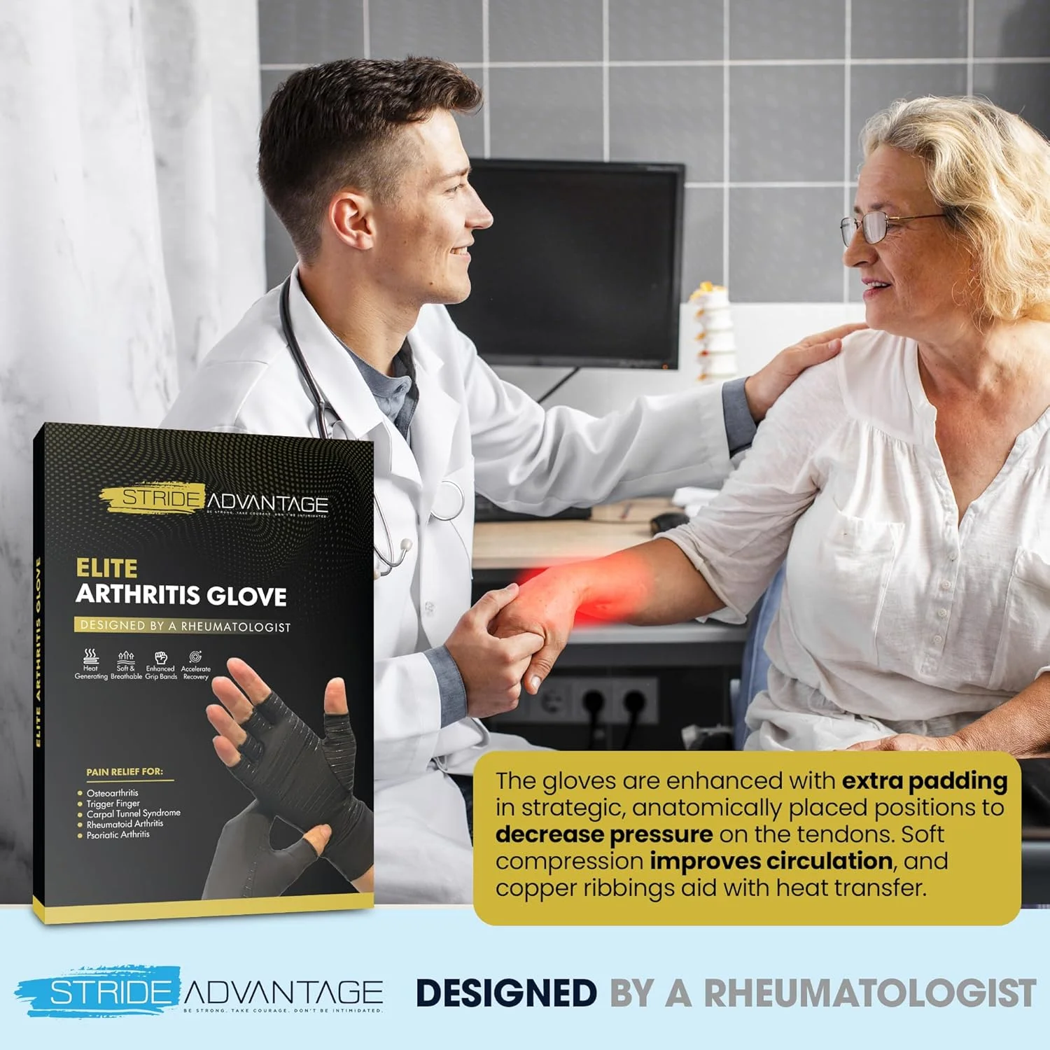 دستکش های آرتروز فشاری مسی پد دار | دستکش بدون انگشت انگشت ماشه ای روماتوئید پسوریاتیک تونل کارپال تسکین درد پشتیبانی دست مچ بند برای مردان و زنان | تایپ قلاب بافی لحاف تمیز کردن