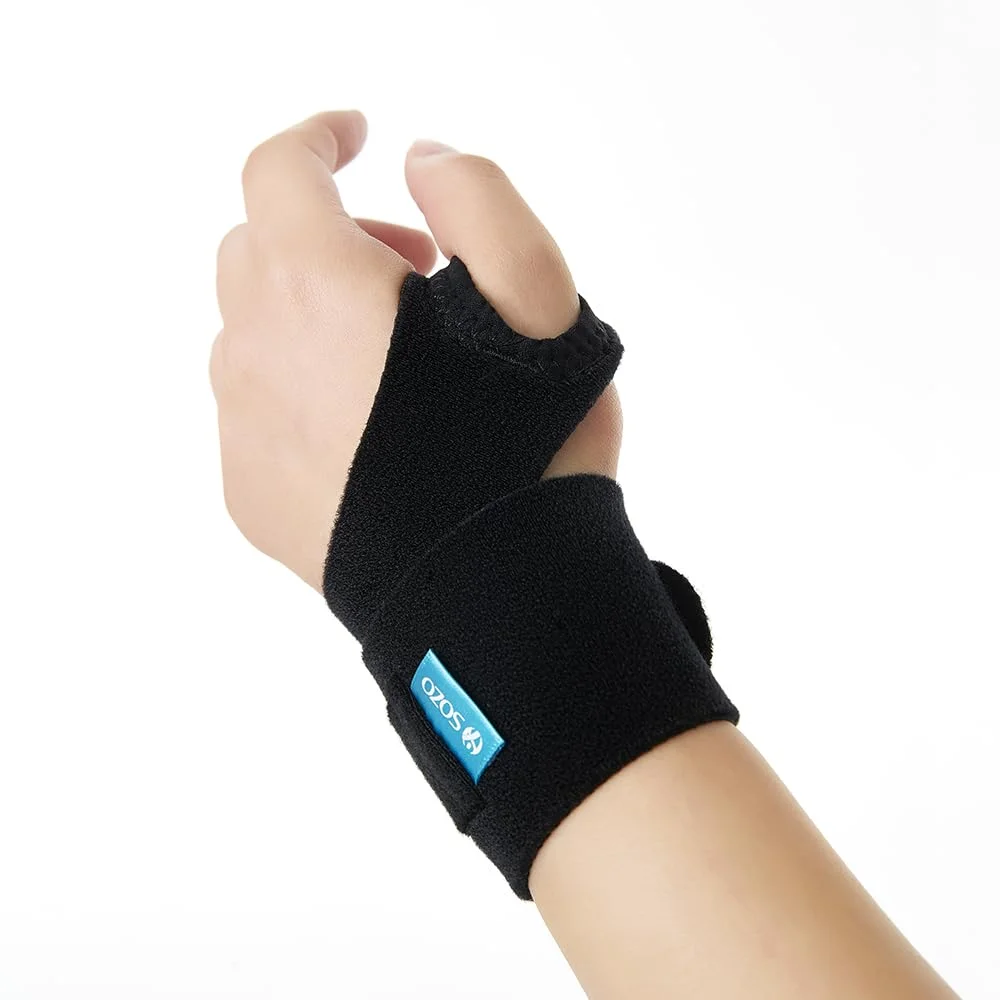 مچ بند طبی SOZO برای تونل کارپال، تاندونیت و بهبود آسیب دیدگی - پشتیبانی سبک وزن با بند دوتایی برای دست چپ یا راست، مناسب برای مردان و زنان