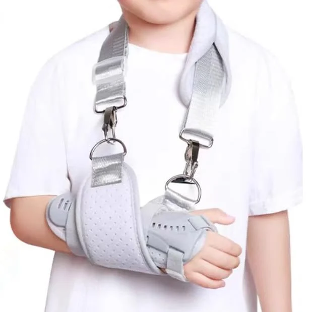 مچ بند کودکانه RousuMedi با آویز بازو، مچ بند حمایتی بزرگسالان، تثبیت کننده دست جوانان، پشتیبانی شبانه کودکان برای کمک به رگ به رگ شدن، کشیدگی، تاندونیت، سندرم تونل کارپال (دست راست، کوچک)