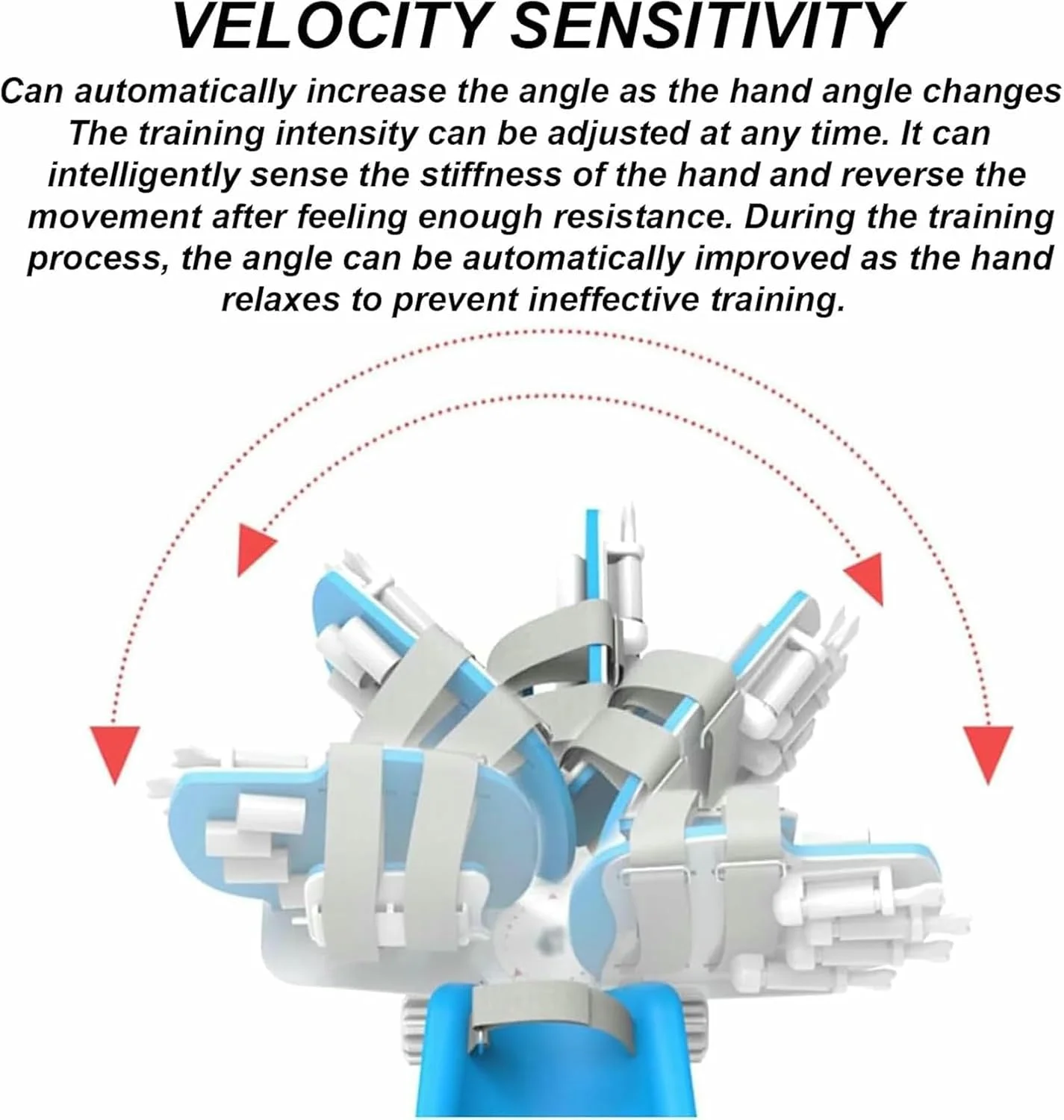 ارتز مچ دست 2 در 1، تجهیزات تمرین توانبخشی مفصل مچ دست، تنظیم شدت 9 دنده، تنظیم سرعت 3 دنده، بی حرکت کننده مچ دست