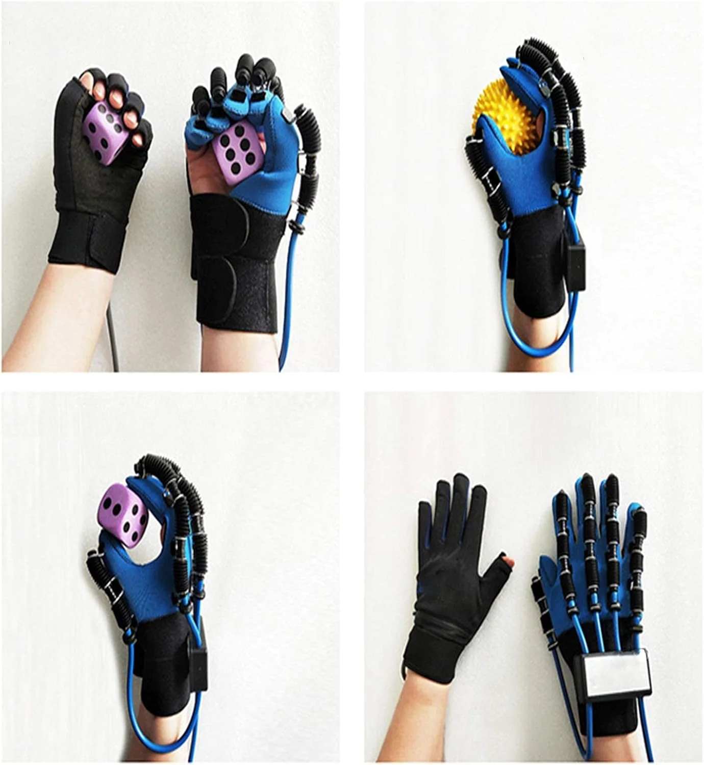 اسپلینت دست HXYiwer، دستکش آینه ای ربات توانبخشی عملکرد پنوماتیک دست، سکته مغزی، تمرین گرفتن دست همی پلژی