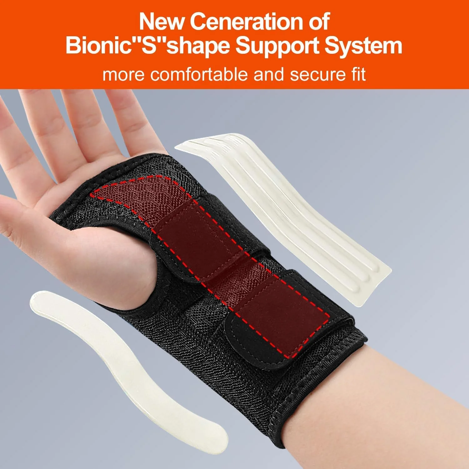 Proxima Direct Carpal Tunnel Wrist Brace Day & Night Wrist and Thumb Brace with Splint for Women Men, Adjustable Wrist Support Wrap for Dequervain's Tenosynovitis, Tendo (1 Pack-Left Hand)