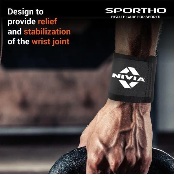 مچ بند طبی نیویا مدل Basic، مشکی، سایز آزاد، 2906