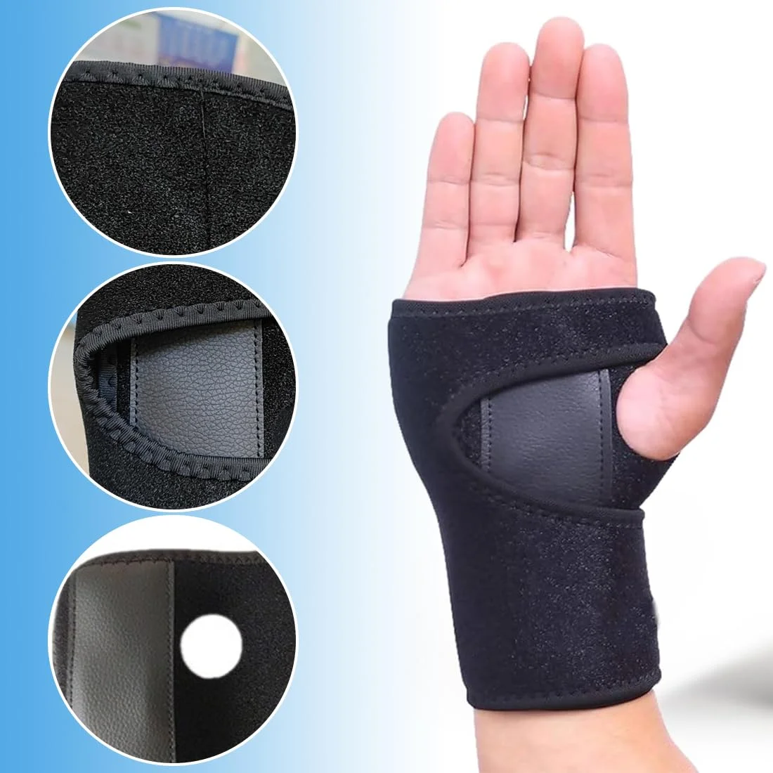 مچ بند MKEAWWU برای تاندونیت مچ دست، رگ به رگ شدن، تاندونیت و آرتروز (راست S/M)