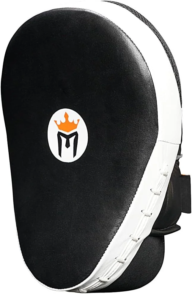 میت های فوکوس چرمی گاوی Meister با طراحی منحنی و محافظ مچ (جفت)