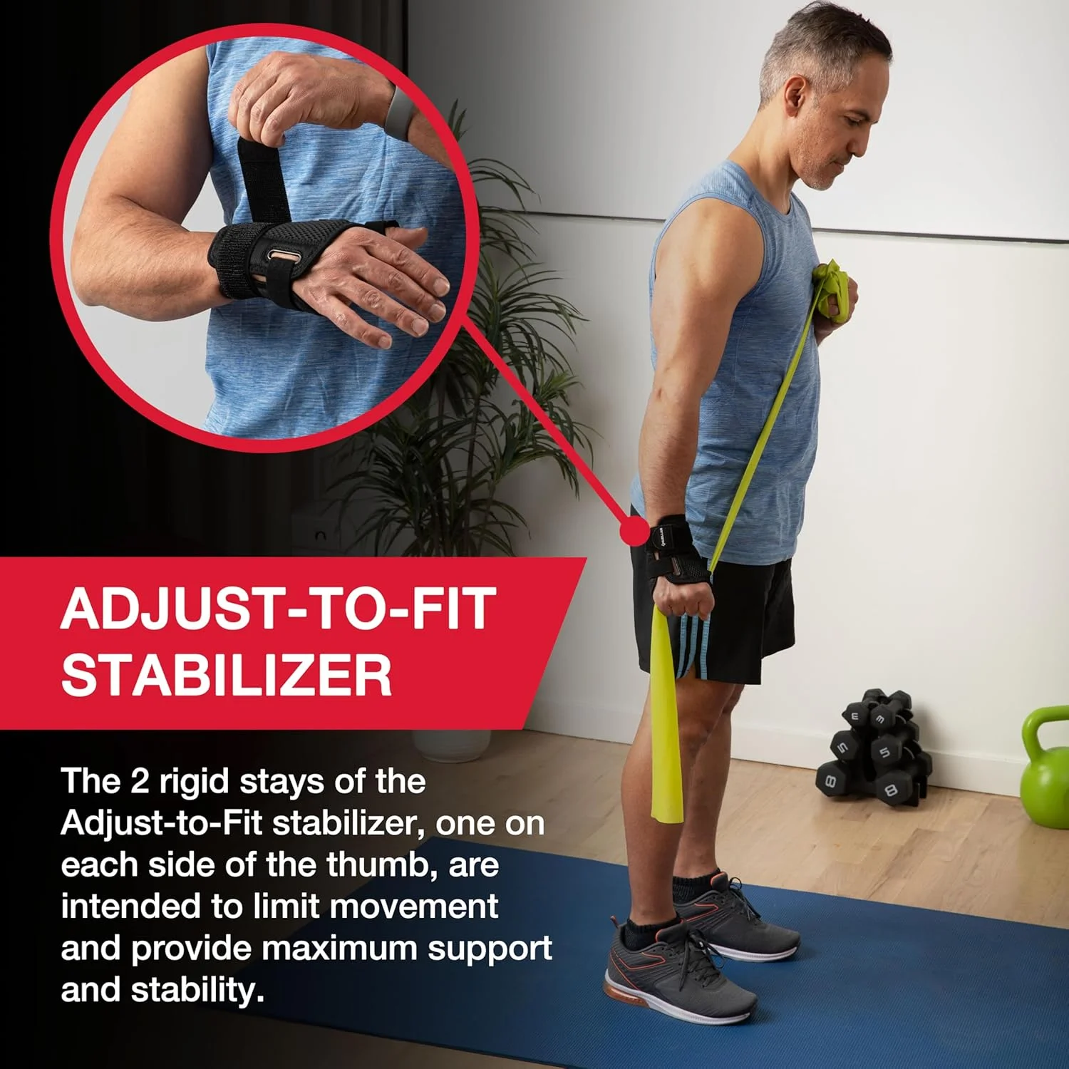 تثبیت کننده انگشت شست برگشت پذیر Mueller 62712