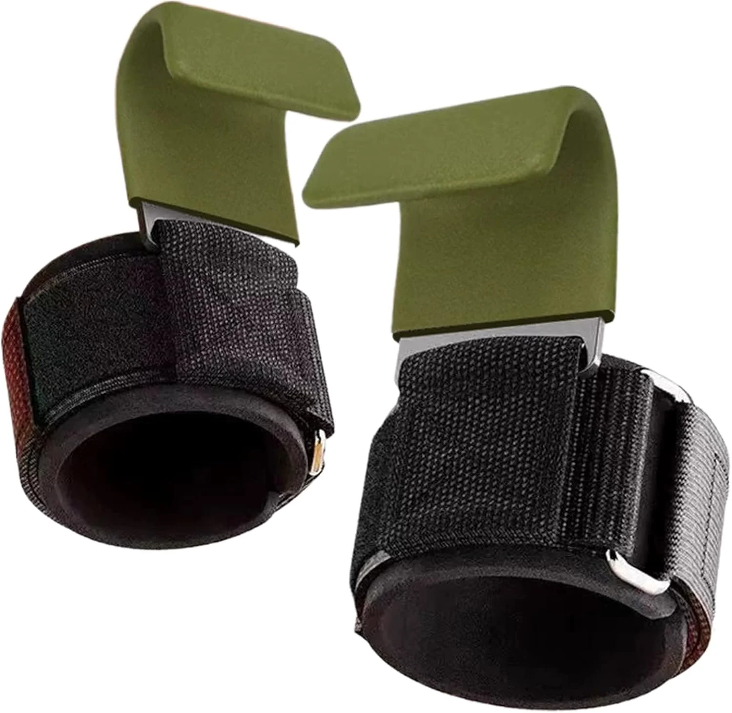 مچ بند لیفتینگ مردانه | قلاب گیره بارفیکس - مچ بند لیفتینگ ضد لغزش با قلاب برای باشگاه، تمرین، خانه، تناسب اندام، وزنه برداری