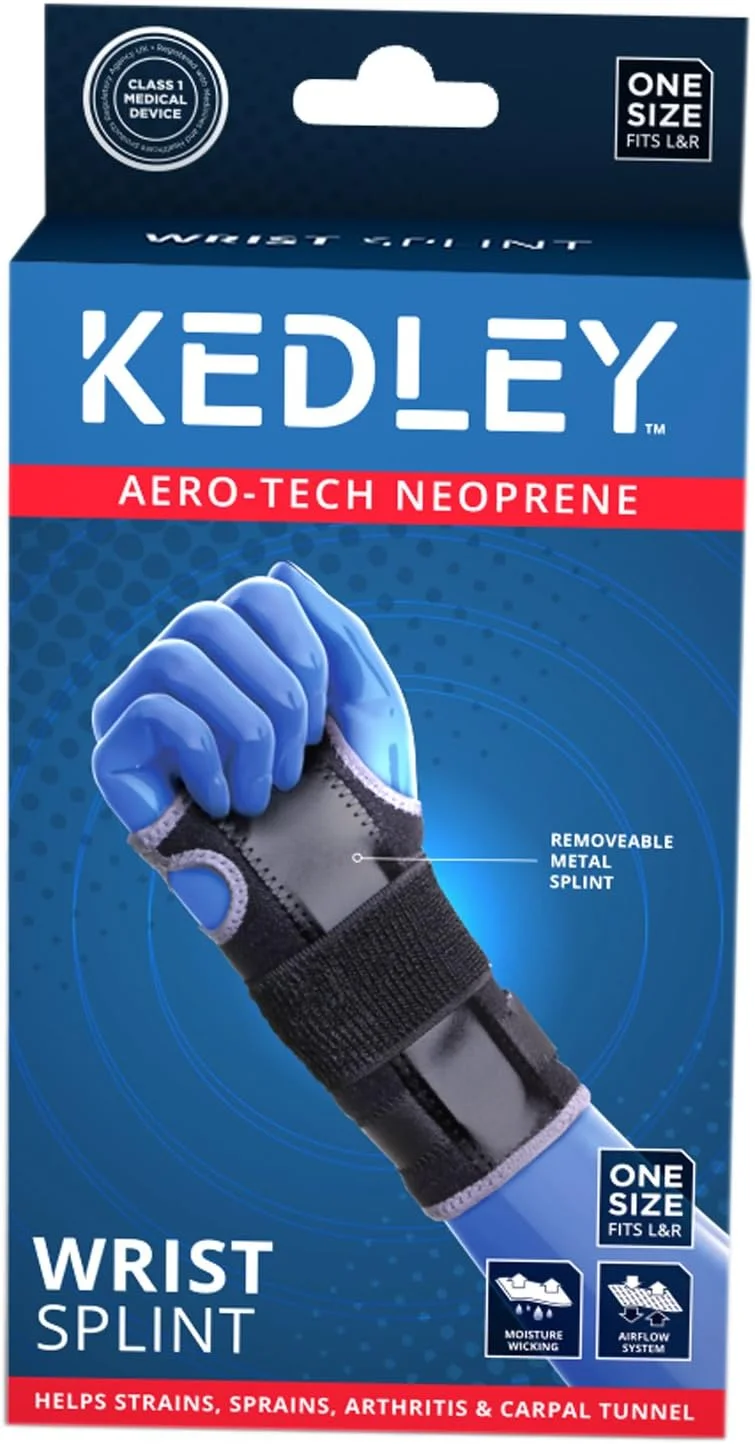 مچ بند طبی Kedley با آتل فلزی (سایز یونیورسال) | تولید کننده گرما | سیستم گردش هوا | مناسب دست چپ و راست | دارای قابلیت جذب رطوبت | بسته 1 عددی مچ بند طبی Kedley با آتل فلزی (سایز یونیورسال) | تولید کننده گرما | سیستم گردش هوا | مناسب دست چپ و راست | دارای قابلیت جذب رطوبت | بسته 1 عددی