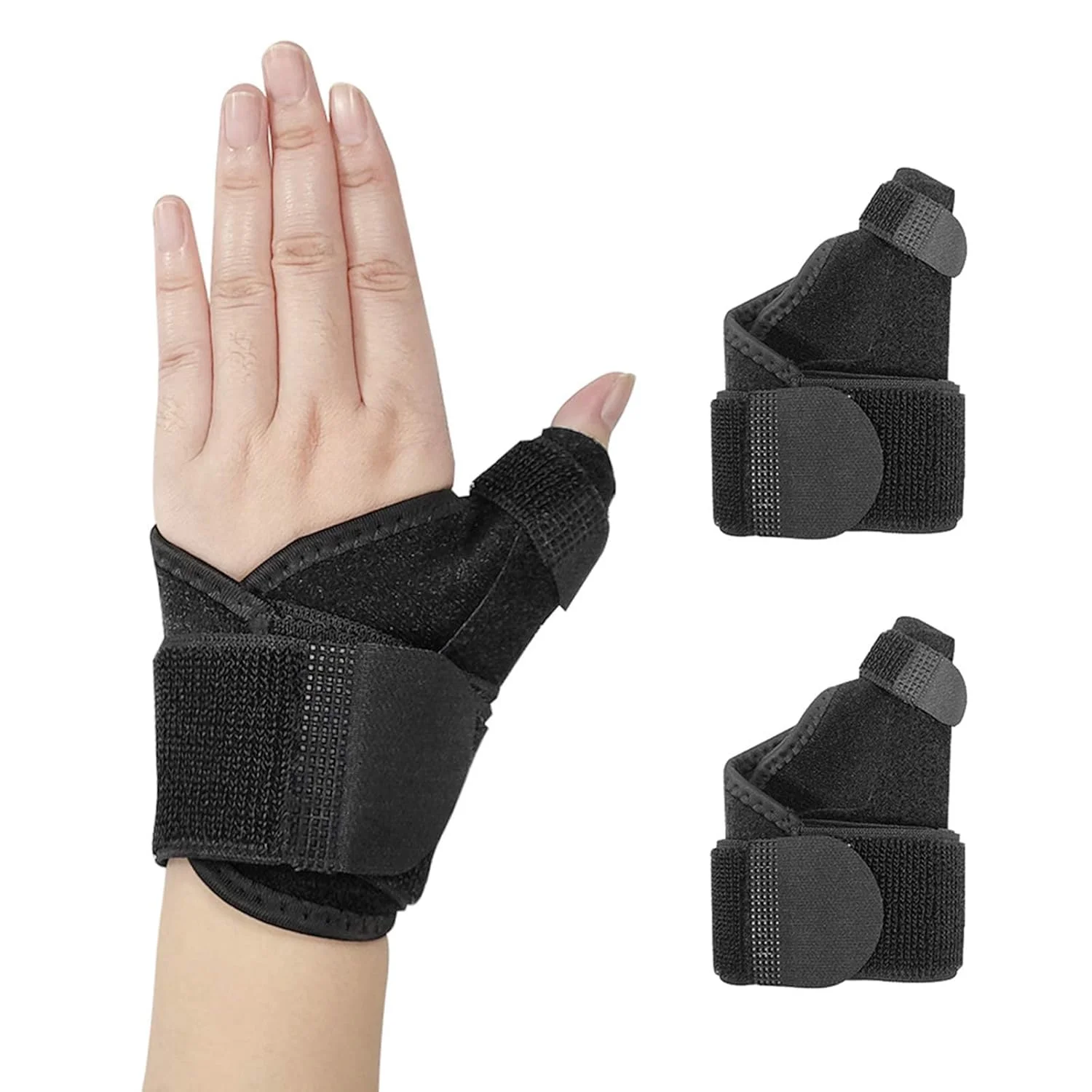 مچ بند KASTWAVE برای سندرم تونل کارپال، 1 عدد مچ بند قابل تنظیم برای محافظت از مچ دست و انگشت شست در ورزش/تسکین درد تاندونیت، مچ بند آتل برای حمایت شب و روز برای زنان و مردان