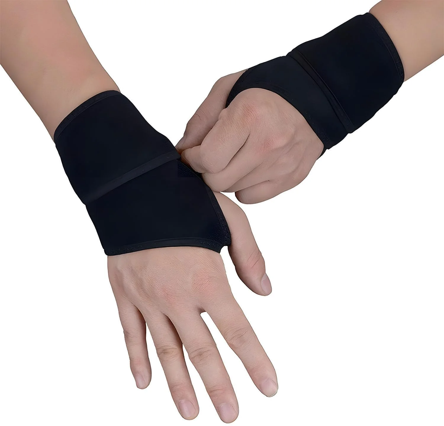 مچ بند Joyzzz، بسته 2 عددی، ساپورت قابل تنظیم تونل کارپال برای آقایان و بانوان، مچ بند فشاری تنفسی برای تسکین درد، مچ بند دست راست و چپ برای خواب و تمرین
