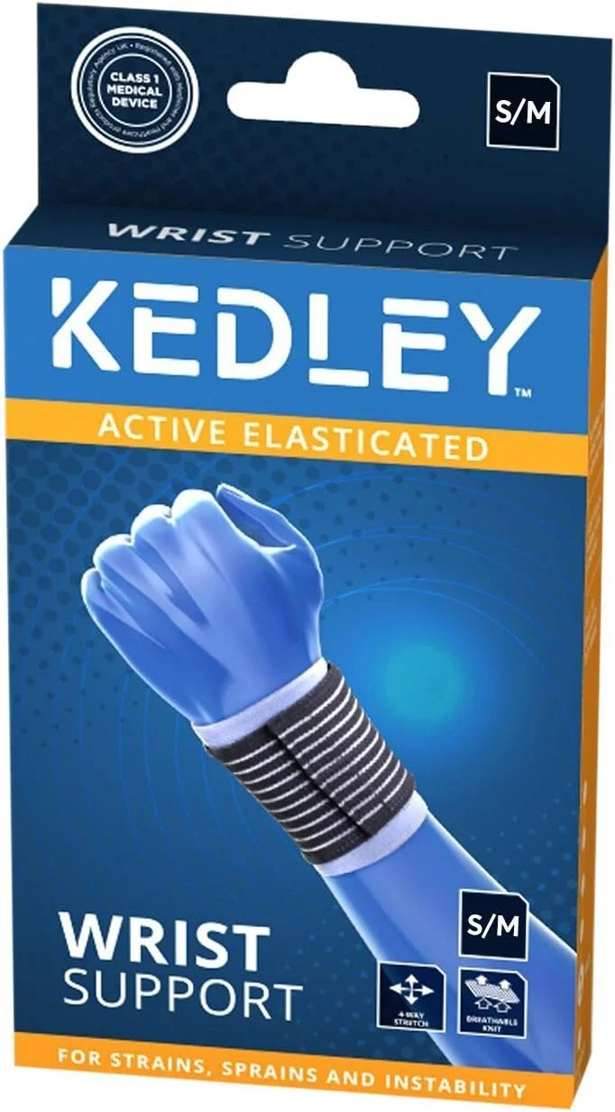 مچ بند کشی Kedley (کوچک/متوسط) | کشش 4 طرفه | ساخته شده با بافتنی تنفسی با کیفیت بالا | مناسب برای دست چپ و راست | بسته 1 عددی