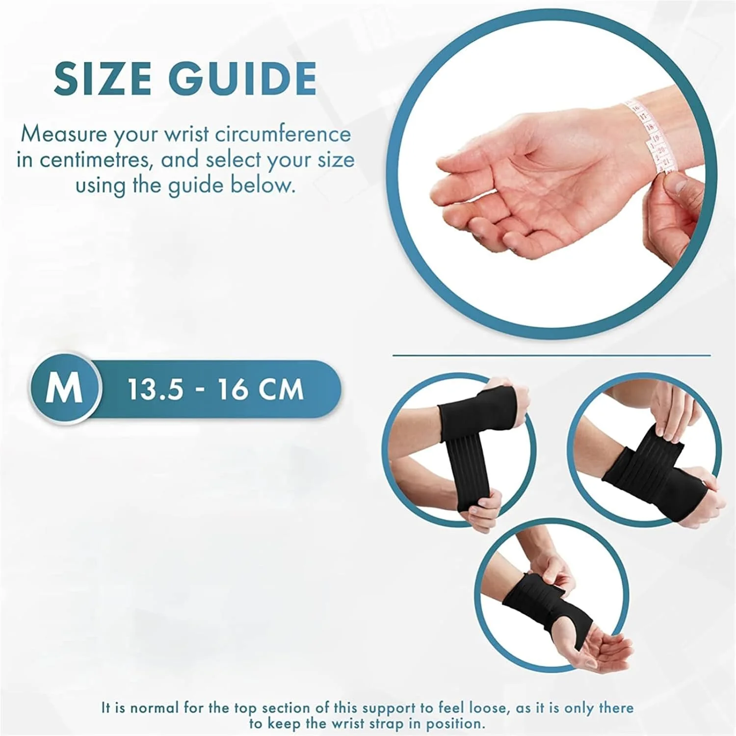 مچ بند Joyzzz، یک جفت مچ بند الاستیک با بند، ایده آل برای رگ به رگ شدن، آسیب دیدگی یا استفاده ورزشی بدون میله فلزی، پشتیبانی بدون محدود کردن انعطاف پذیری، چپ و راست (مشکی)