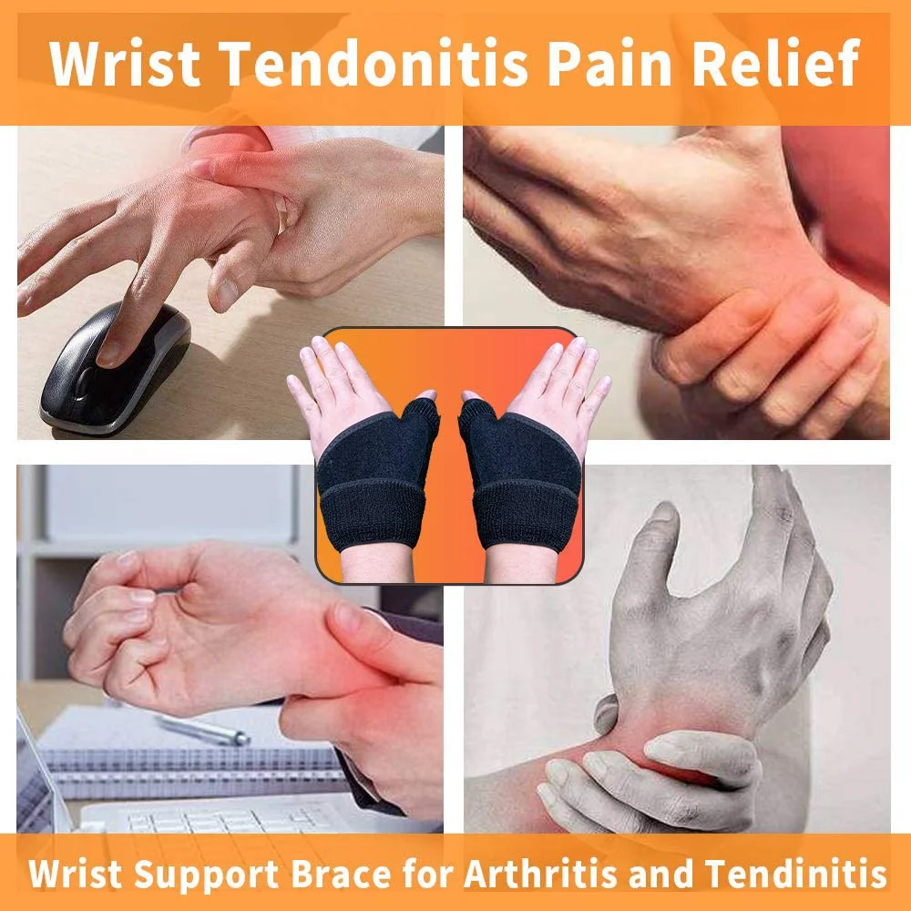 مچ بند KASTWAVE برای سندرم تونل کارپال، 1 عدد مچ بند قابل تنظیم برای محافظت از مچ دست و انگشت شست در ورزش/تسکین درد تاندونیت، مچ بند آتل برای حمایت شب و روز برای زنان و مردان مچ بند KASTWAVE برای سندرم تونل کارپال، 1 عدد مچ بند قابل تنظیم برای محافظت از مچ دست و انگشت شست در ورزش/تسکین درد تاندونیت، مچ بند آتل برای حمایت شب و روز برای زنان و مردان