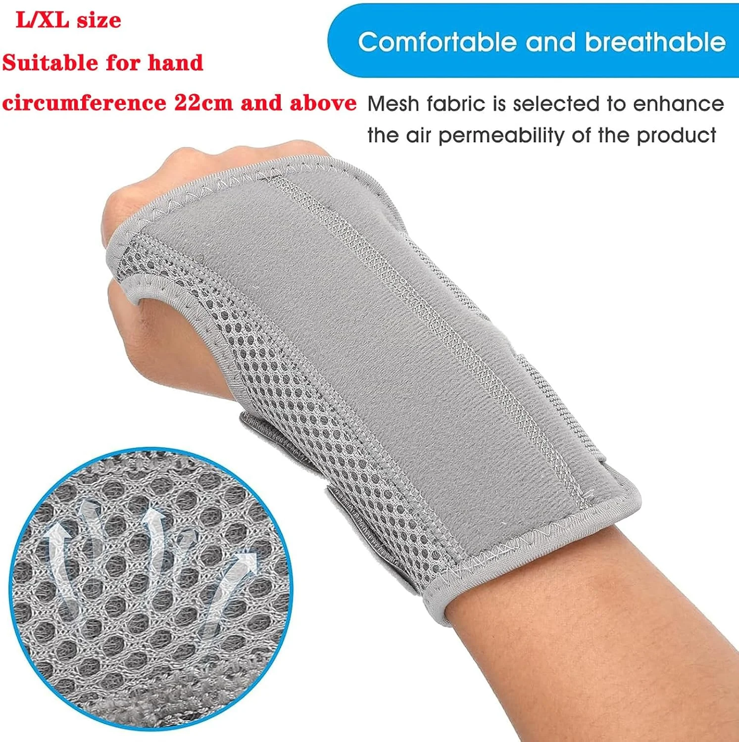 مچ بند Joyzzz، مچ بند خاکستری تونل کارپال دست راست و چپ، ساپورت خواب مچ دست در شب، آتل تثبیت کننده بازو با آستین فشاری بند های قابل تنظیم برای تسکین درد آرتریت مچ بند Joyzzz، مچ بند خاکستری تونل کارپال دست راست و چپ، ساپورت خواب مچ دست در شب، آتل تثبیت کننده بازو با آستین فشاری بند های قابل تنظیم برای تسکین درد آرتریت