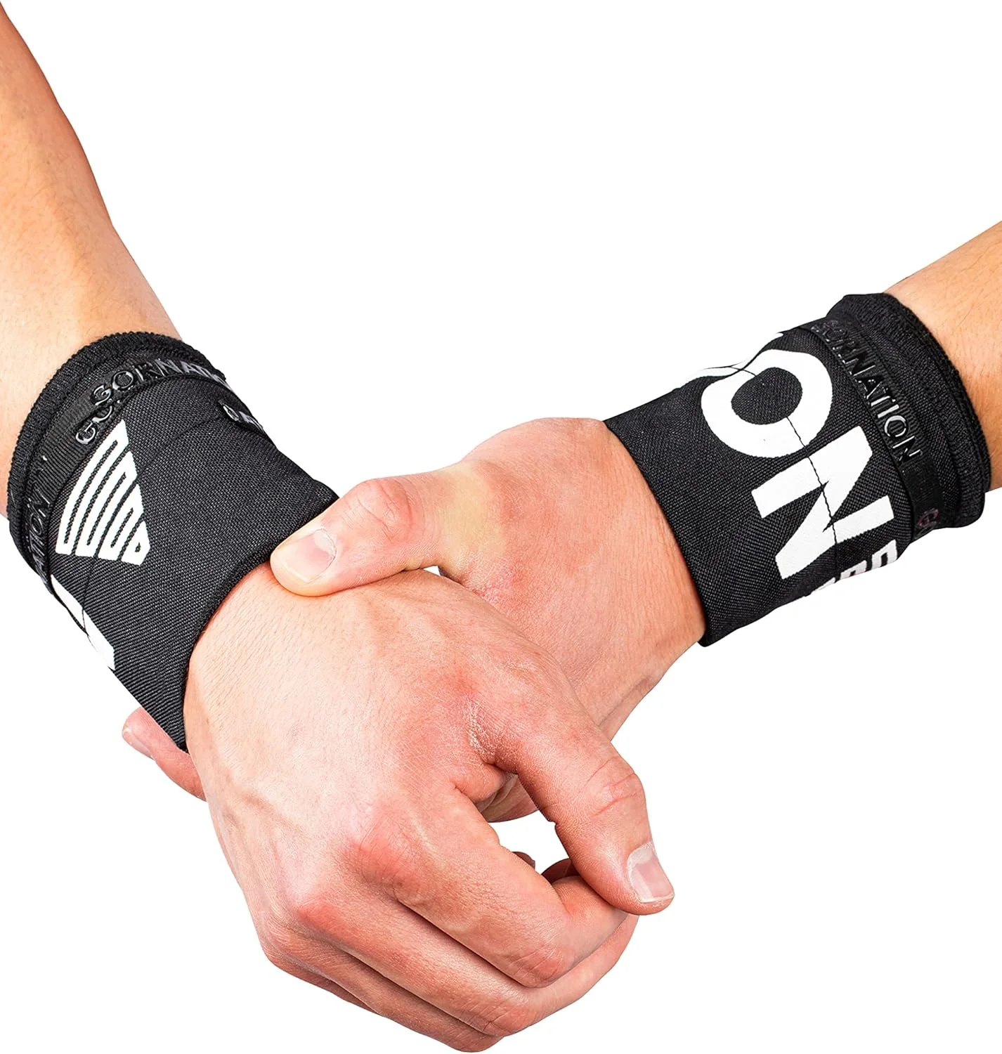 مچ بند GORNATION - بند مچ برای تمرینات کالیستنیکس، فیتنس و وزن بدن برای مردان و زنان (مشکی ممتاز)