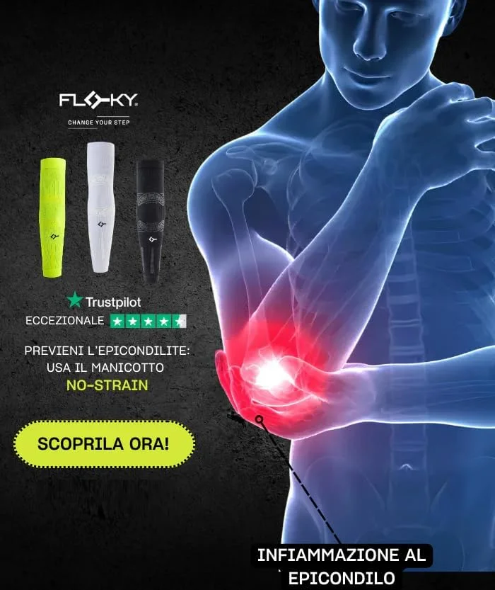 آستین ورزشی بیومکانیکی FLOKY مدل No Strain، بسته 2 عددی، مناسب تنیس، پدل، بسکتبال، کاهش لرزش، پشتیبانی از آرنج و ساعد، آستین فشاری تثبیت کننده تاندون ها و عضلات، نئون زرد، L-XL