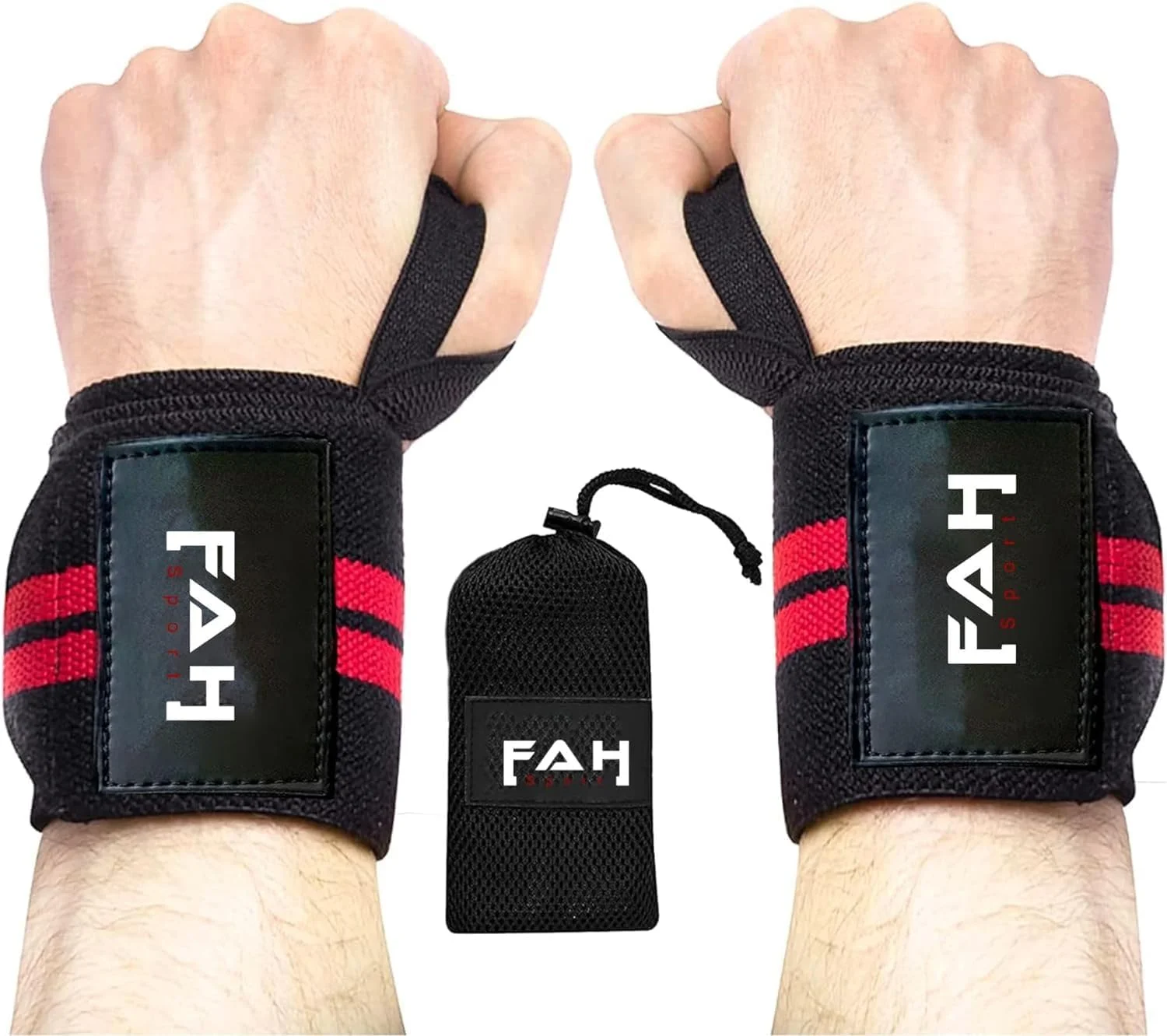 مچ بند ورزشی FAH Sport مشکی قرمز