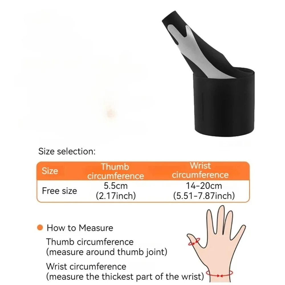کمربند مچی و شست FDTY، آستین فشاری مچ دست، مناسب برای رگ به رگ شدن، تاندونیت، سندرم تونل کارپال، آرتروز، درد مفاصل دست (مشکی، راست)