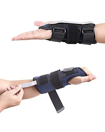 مچ بند تونل کارپال برای حمایت شبانه، آتل فلزی قابل جابجایی، سه بند فشاری قابل تنظیم، مچ بند برای مردان و زنان، تسکین ناراحتی مچ دست - راست (راست) مچ بند تونل کارپال برای حمایت شبانه، آتل فلزی قابل جابجایی، سه بند فشاری قابل تنظیم، مچ بند برای مردان و زنان، تسکین ناراحتی مچ دست - راست (راست)