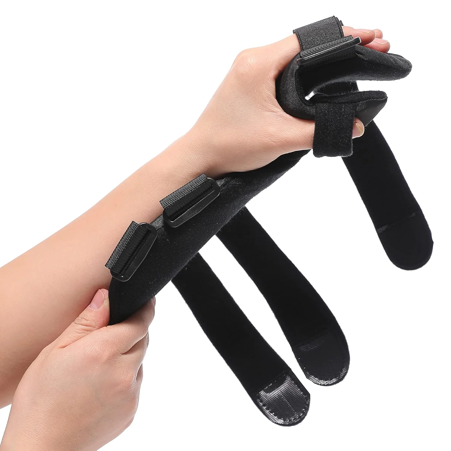 Fanwer Resting Hand Splint with Finger Separators - Hand Brace for Finger Contractures - Night Immobilizer Support for Carpal Tunnel Wrist Pain - Thumb Stabilizer Strap For Correction & Comfort (Left) Fanwer Resting Hand Splint with Finger Separators - Hand Brace for Finger Contractures - Night Immobilizer Support for Carpal Tunnel Wrist Pain - Thumb Stabilizer Strap For Correction & Comfort (Left)