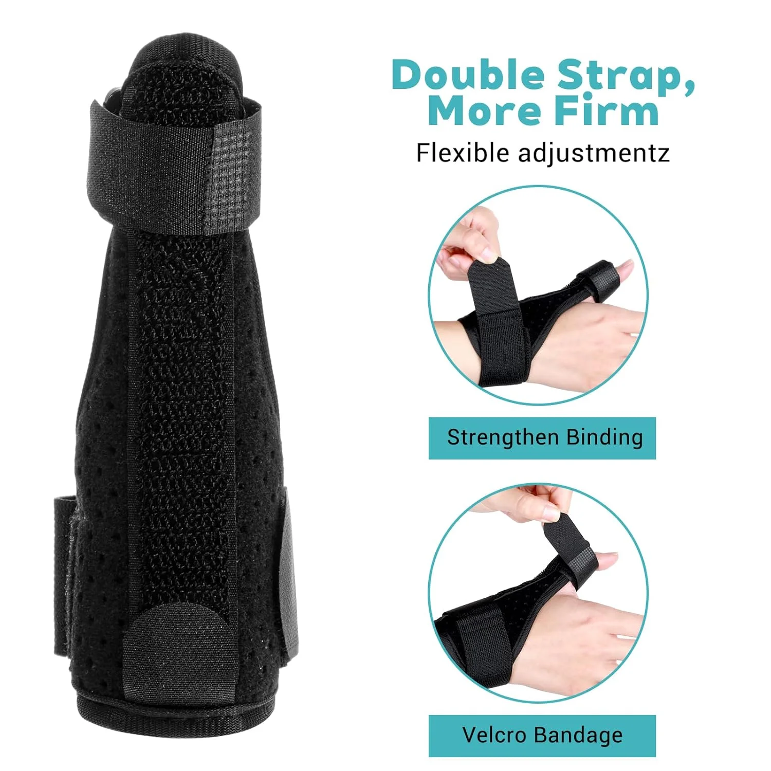 مچ بند و محافظ شست ElevateTech، آتل انگشت شست قابل تنظیم، مچ بند تنفسی برای آرتروز، رگ به رگ شدن، درد و حمایت، مناسب برای زنان و مردان، مناسب دست راست یا چپ