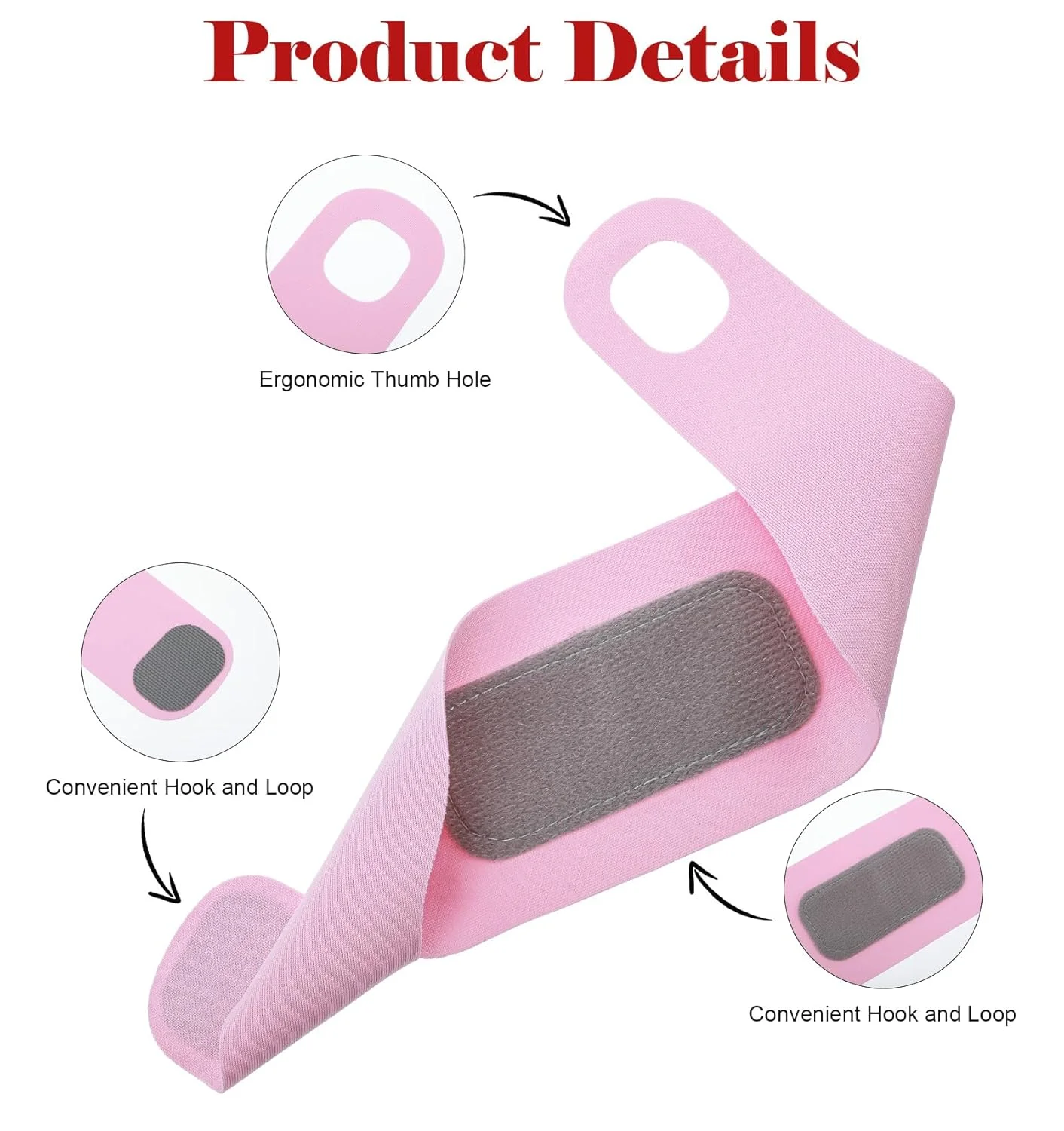 مچ بند نازک، بسته 3 عددی مچ بند تونل کارپال دست راست و دست چپ، محافظ مچ الاستیک با فشار با بند قلاب و حلقه مناسب برای ورزش، تنیس، فوتبال، قلاب بافی (چند رنگ)