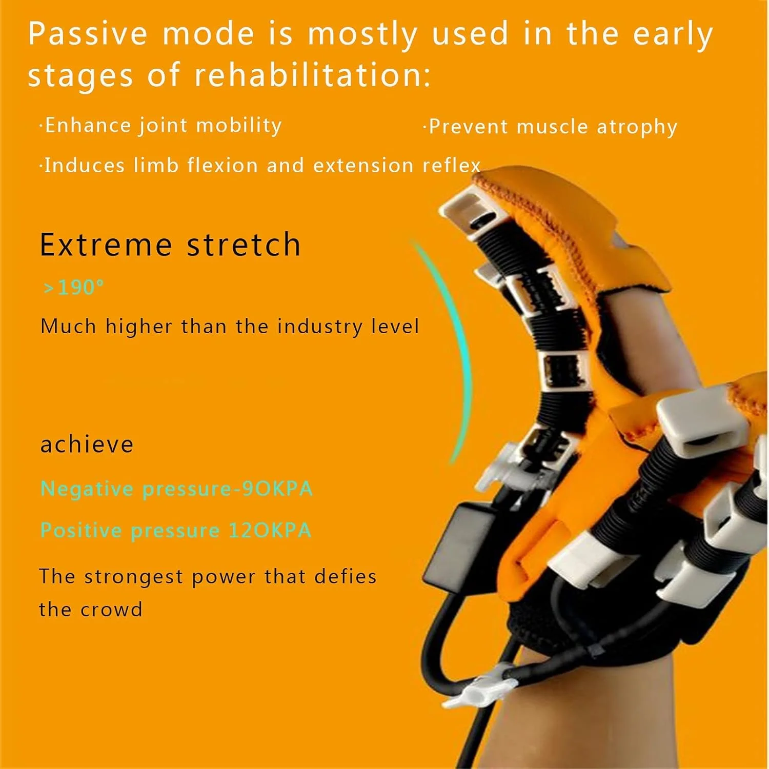 دستکش ربات توانبخشی GZDodek، ارتز تمرین توانبخشی انگشت، تجهیزات تمرین دستکش ربات توانبخشی سکته مغزی