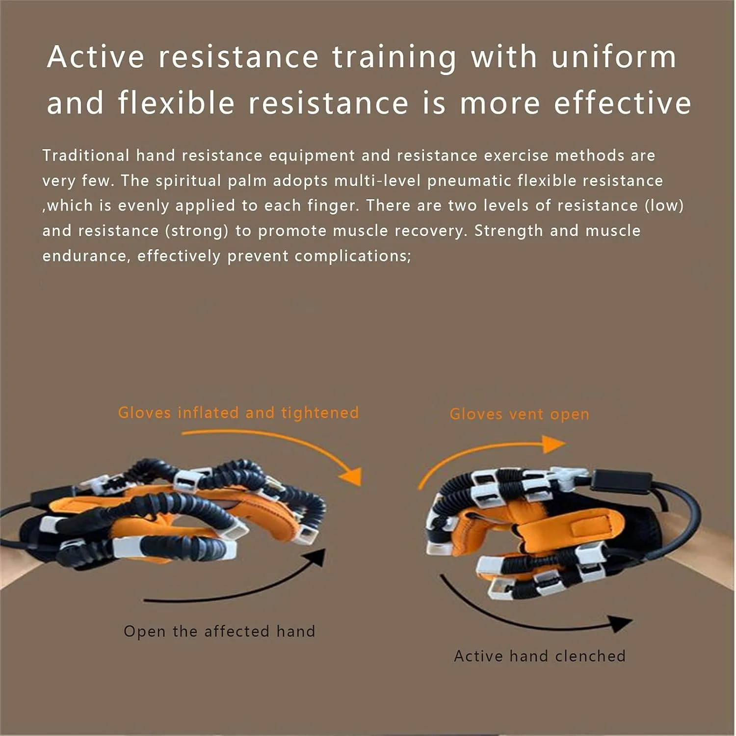 دستکش ربات توانبخشی GZDodek، ارتز تمرین توانبخشی انگشت، تجهیزات تمرین دستکش ربات توانبخشی سکته مغزی