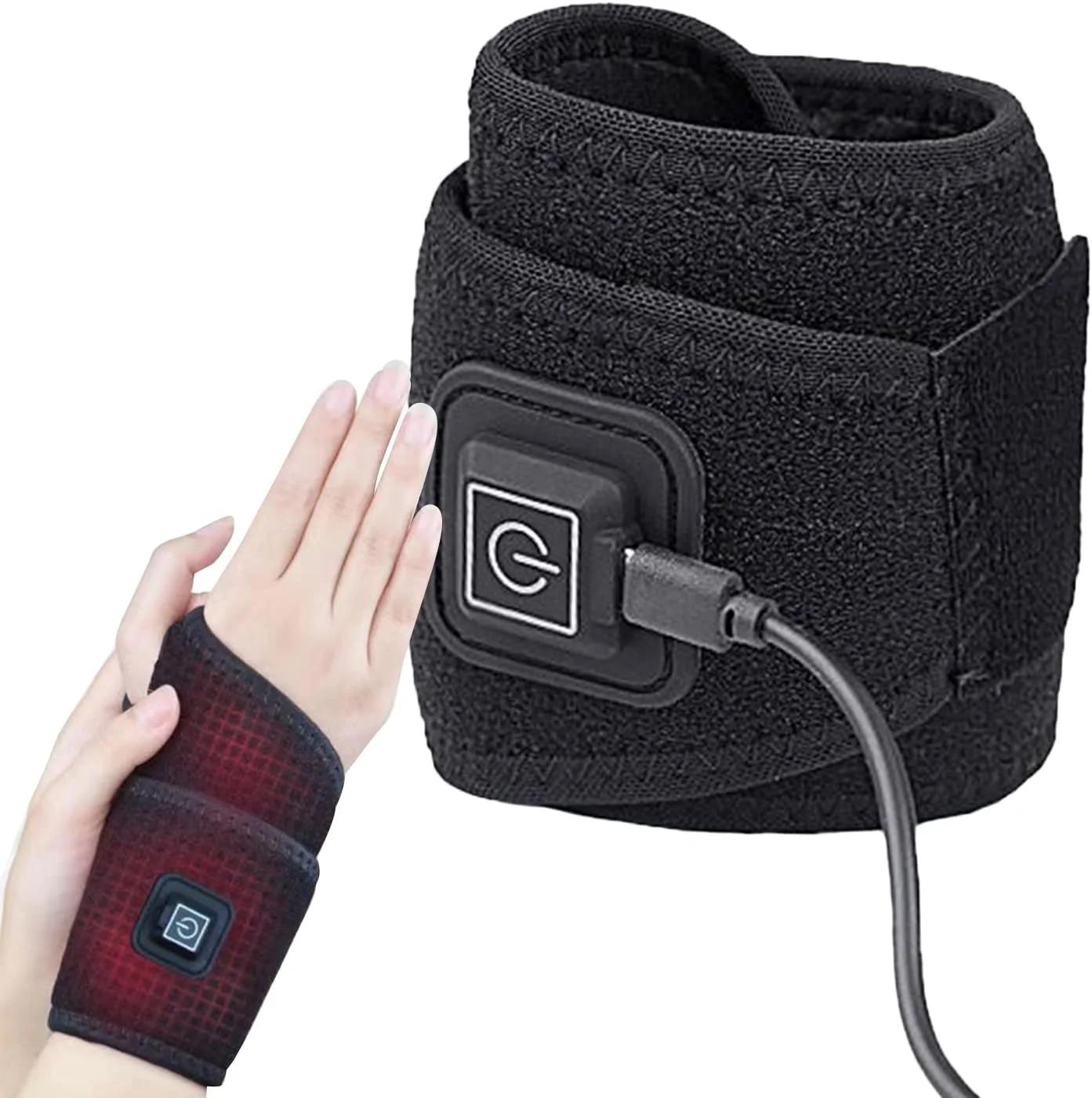 پد گرم کننده دست | مچ بند برقی USB با 3 سرعت - لوازم زمستانی برای ریکاوری در فضای باز و داخلی، آرامش بعد از تمرین، روتین سلامتی، کریسمس