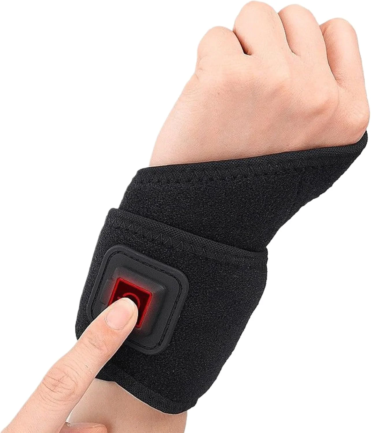 Wrist Heating Pad | USB 3-speed Cordless Electric Wrist Brace | Home Supplies for Winter Fitness Recovery Spa Relaxation Wellness Routine Post-workout Indoor Arm Support