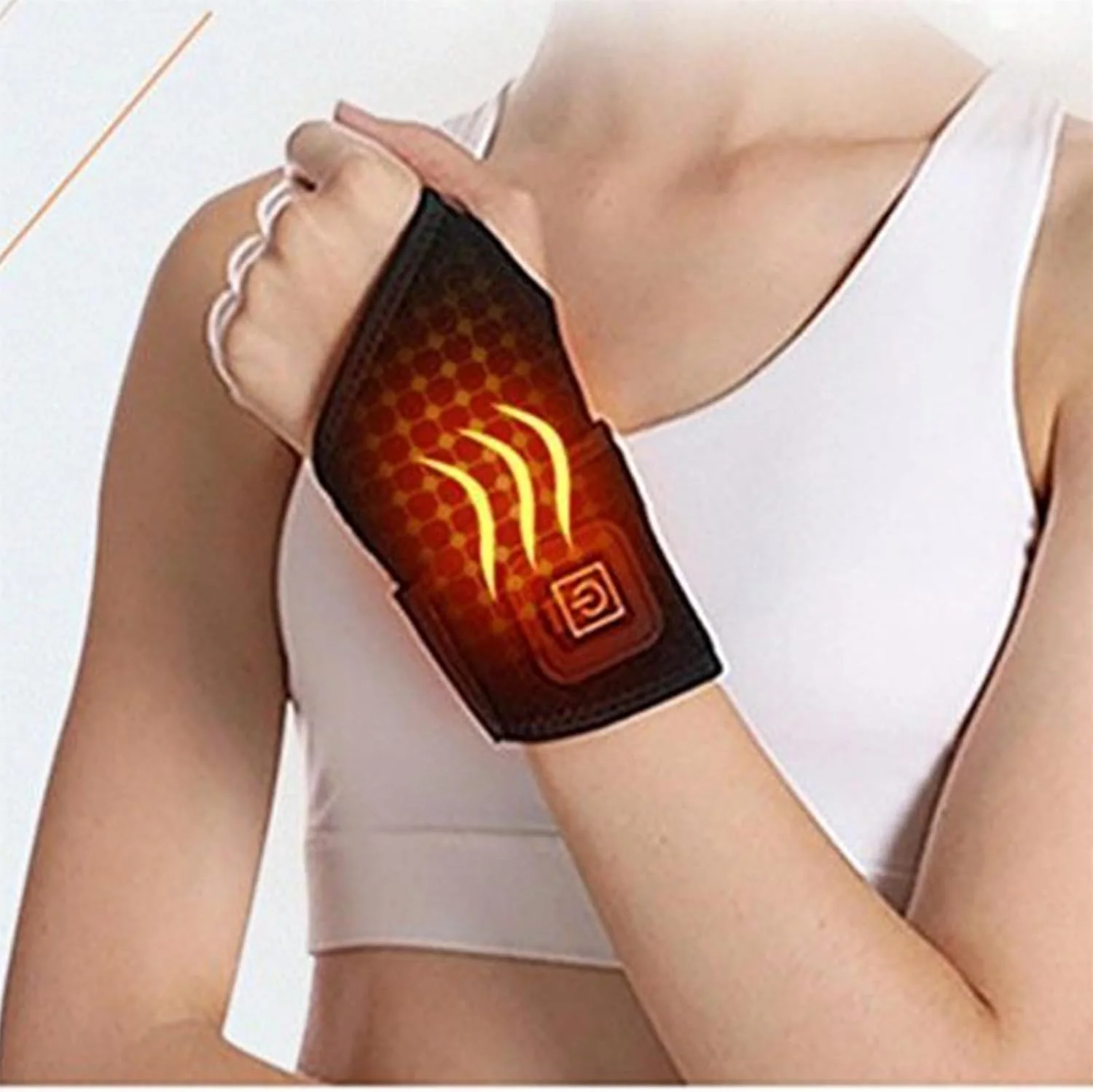 مچ بند گرمایشی - مچ بندهای برقی USB با 3 سرعت، لوازم خانگی برای ریکاوری تناسب اندام زمستانی، اسپا، ریلکسیشن، روتین سلامتی، پشتیبانی از بازو در داخل خانه بعد از تمرین