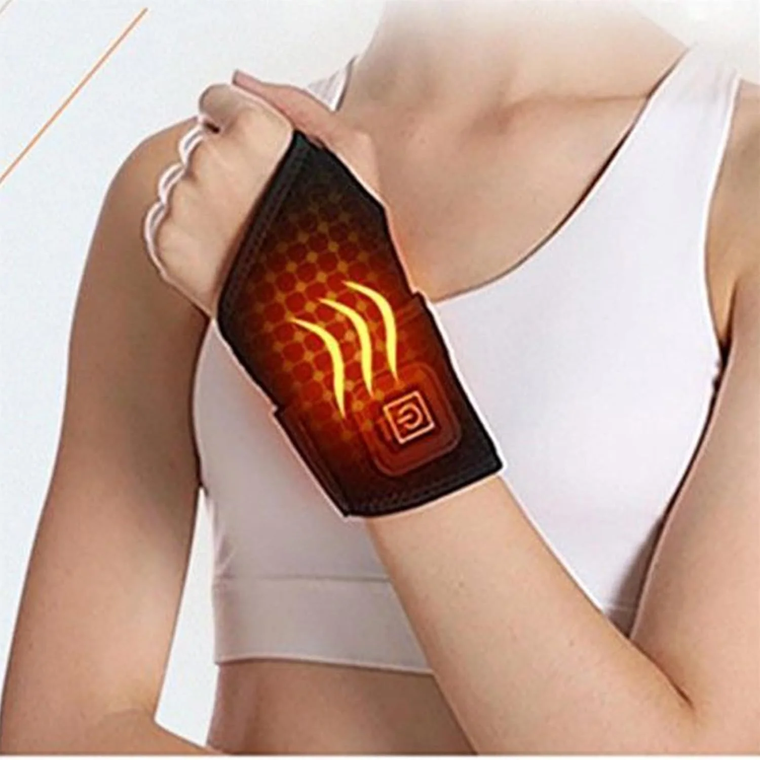 پد گرم کننده دست، مچ بند برقی USB با 3 سرعت - لوازم خانگی برای ریکاوری تناسب اندام زمستانی، اسپا، ریلکسیشن، روتین سلامتی، پشتیبانی از بازو در داخل خانه بعد از تمرین