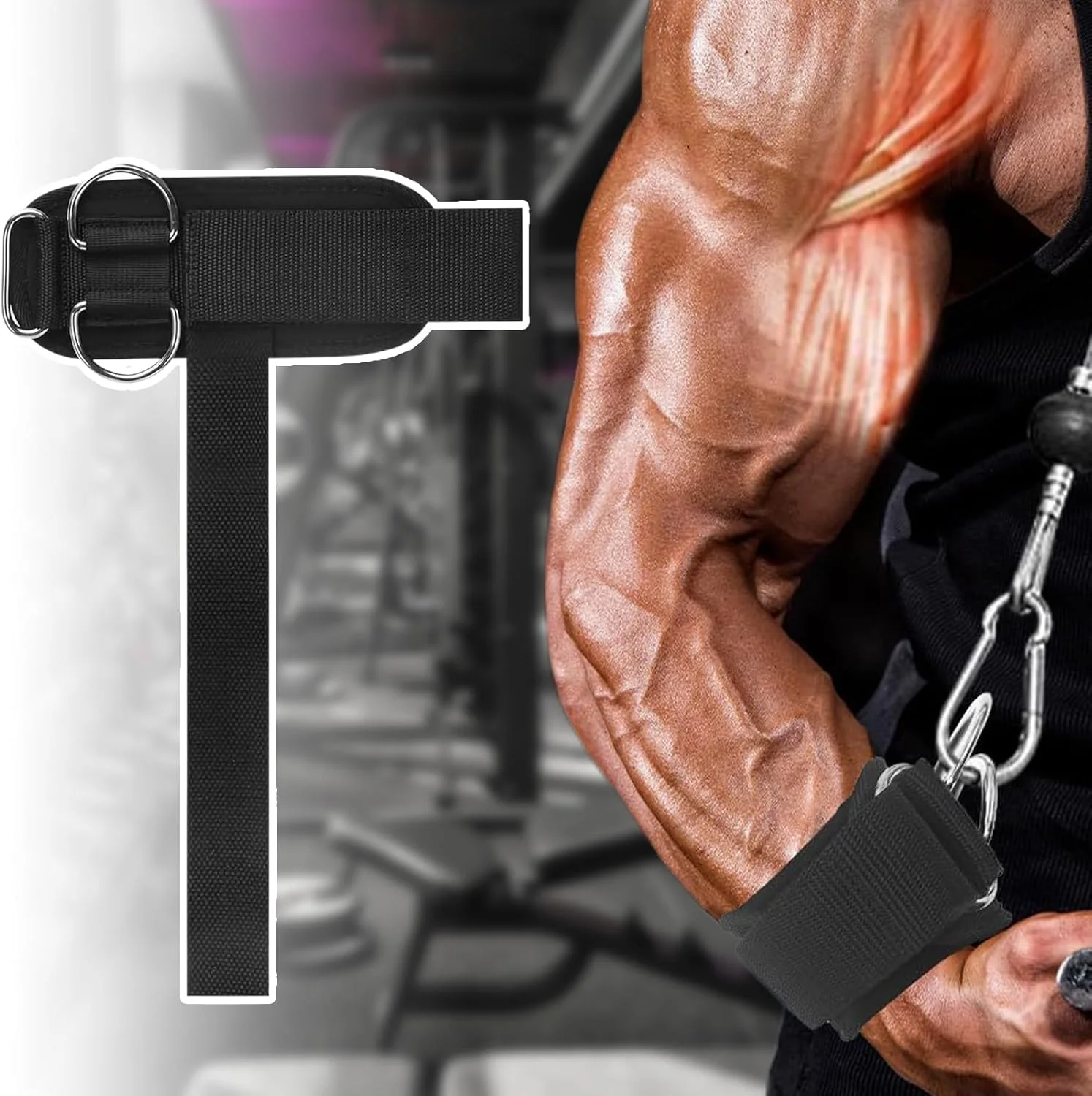 بند مچ برای وزنه برداری - پشتیبانی مچ دست در وزنه برداری، ضد لغزش سنگین، ارگونومیک، قابل تنظیم و تنفسی برای بدنسازی، بارفیکس، مچ اندازی، تناسب اندام و پرس سینه