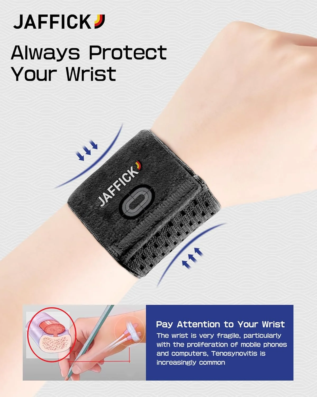 مچ بند جافیک برای تسکین درد تونل کارپال