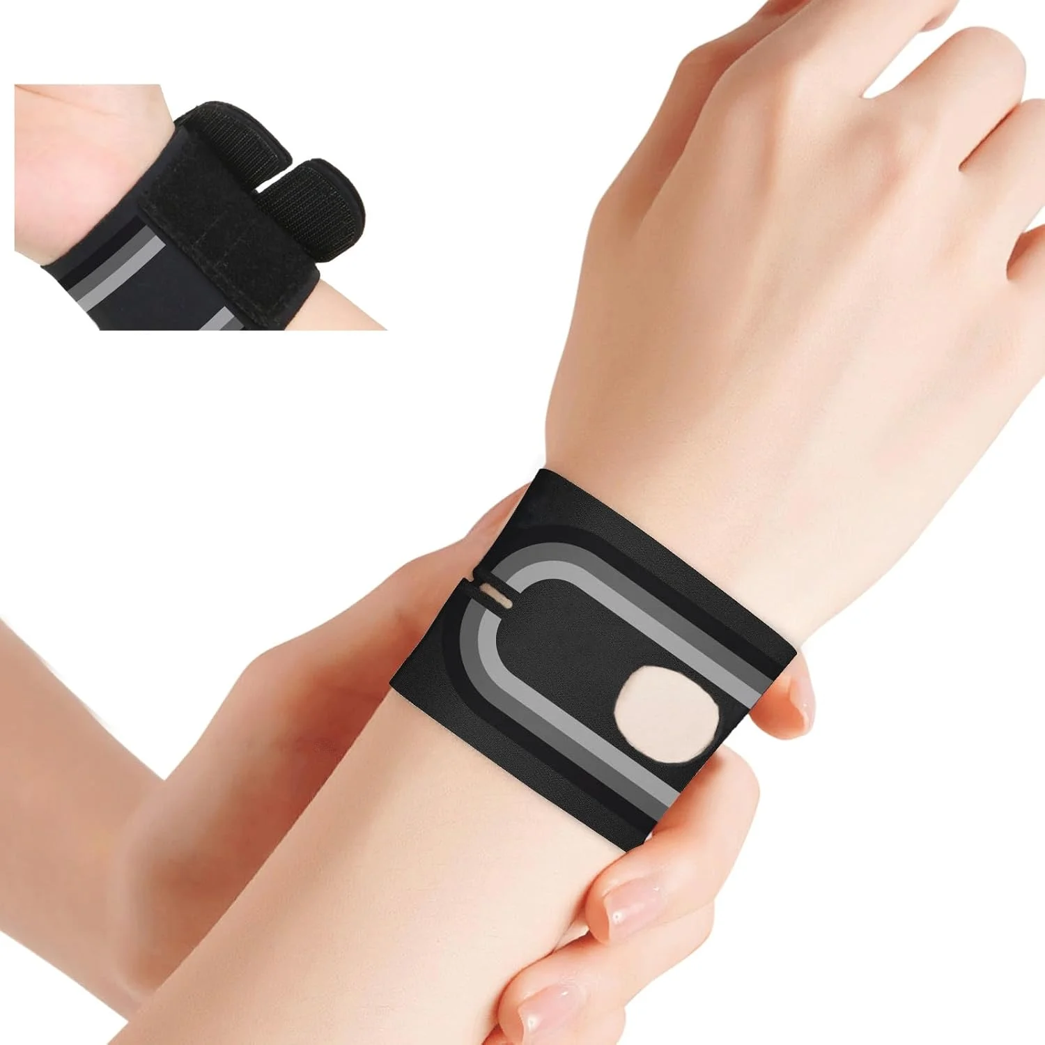 مچ بند جافیک برای تسکین درد تونل کارپال، کمک به خواب و پشتیبانی در تمرینات ورزشی برای مردان و زنان، تاندونیت، مناسب برای استفاده در دفتر و ورزش، مناسب برای دست چپ و راست